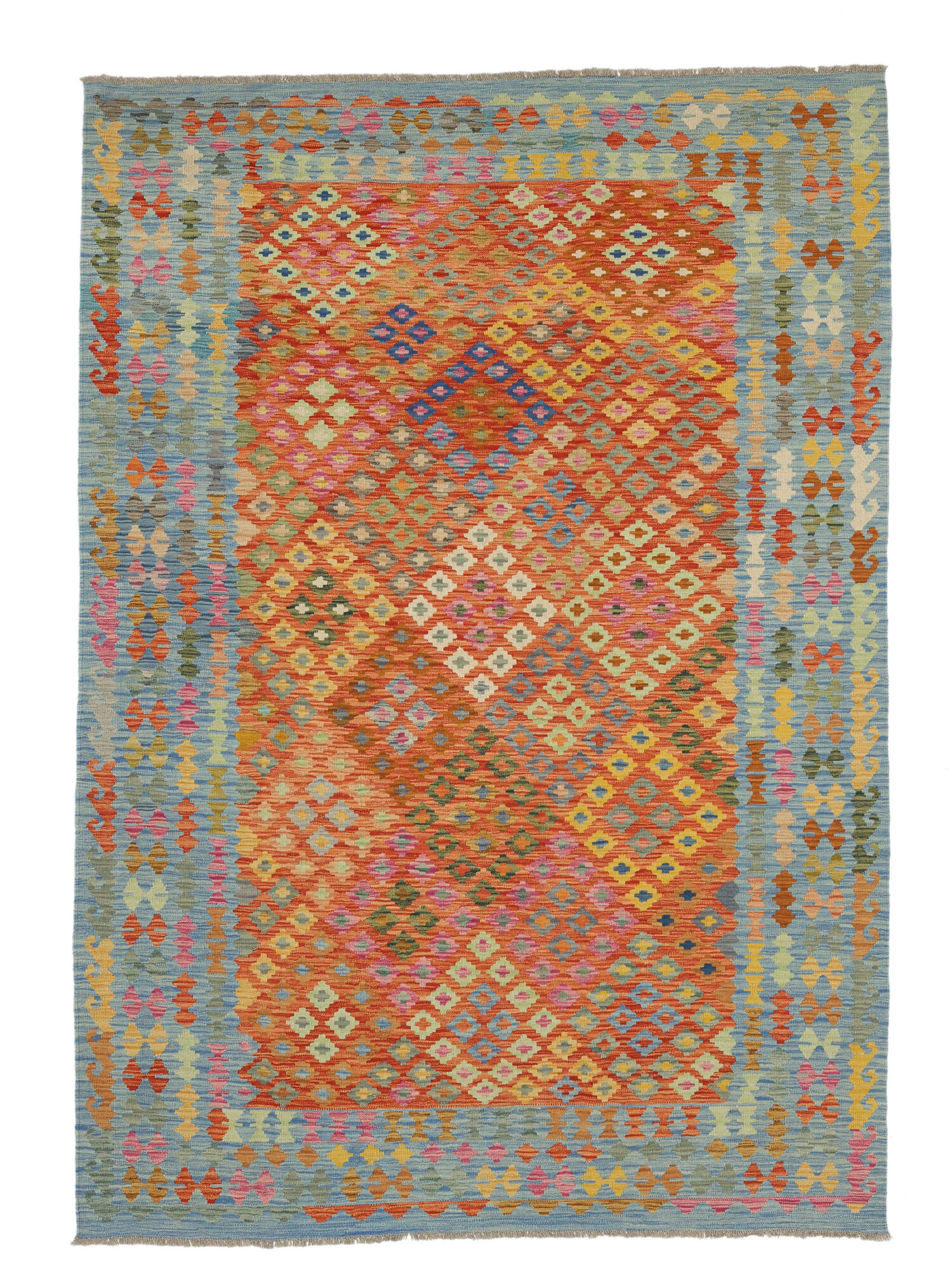 Kelim Afghan Old style Matta 200x297