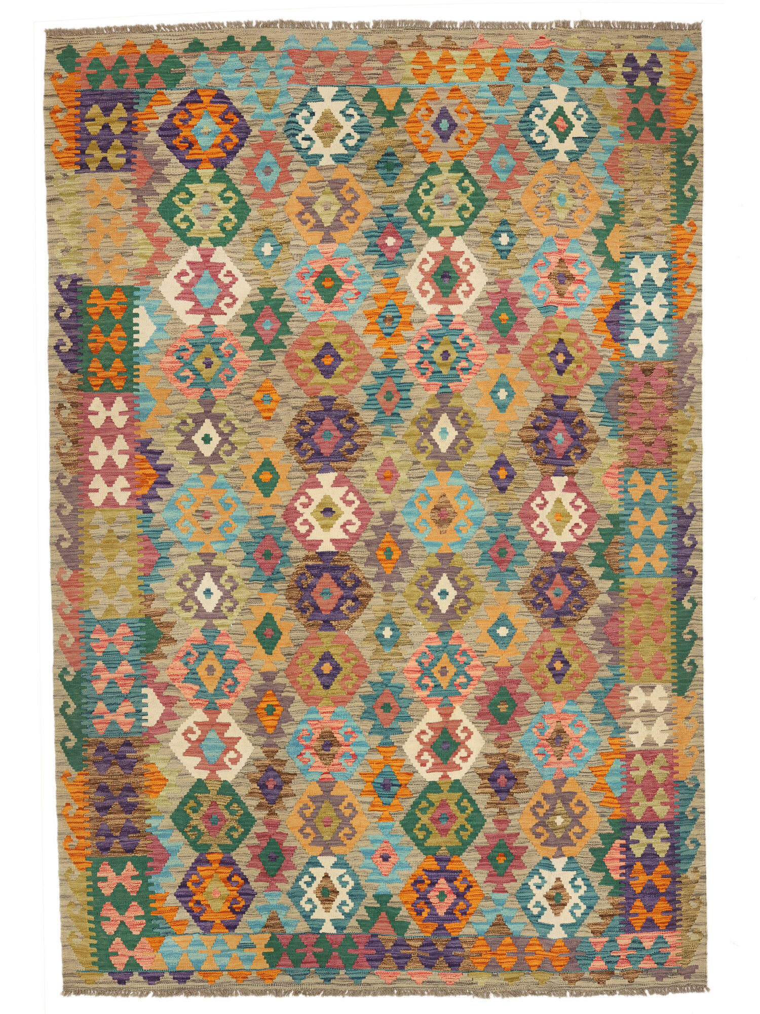 Kelim Afghan Old style Matta 203x298