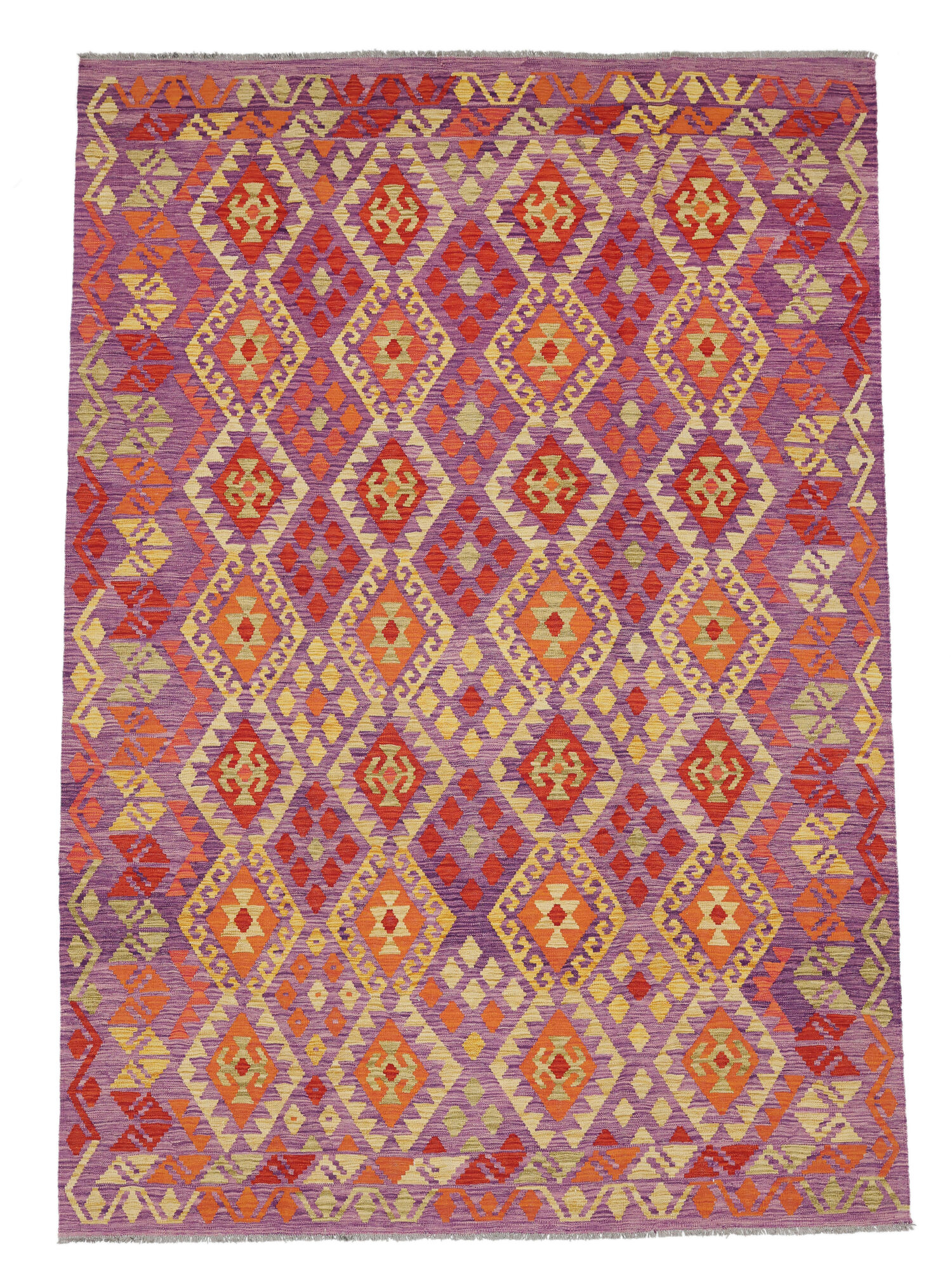 Kelim Afghan Old style Matta 208x297
