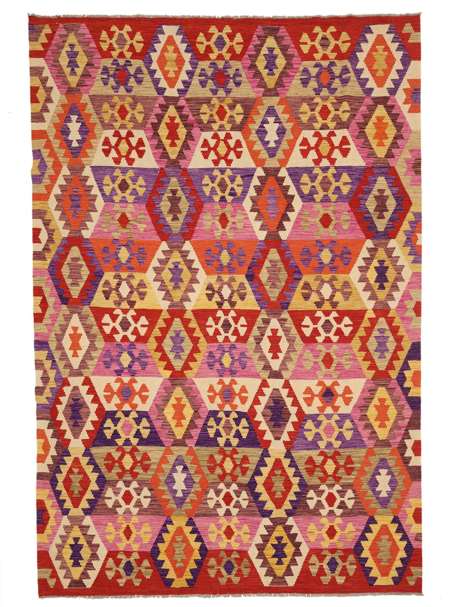 Kelim Afghan Old style Matta 204x303
