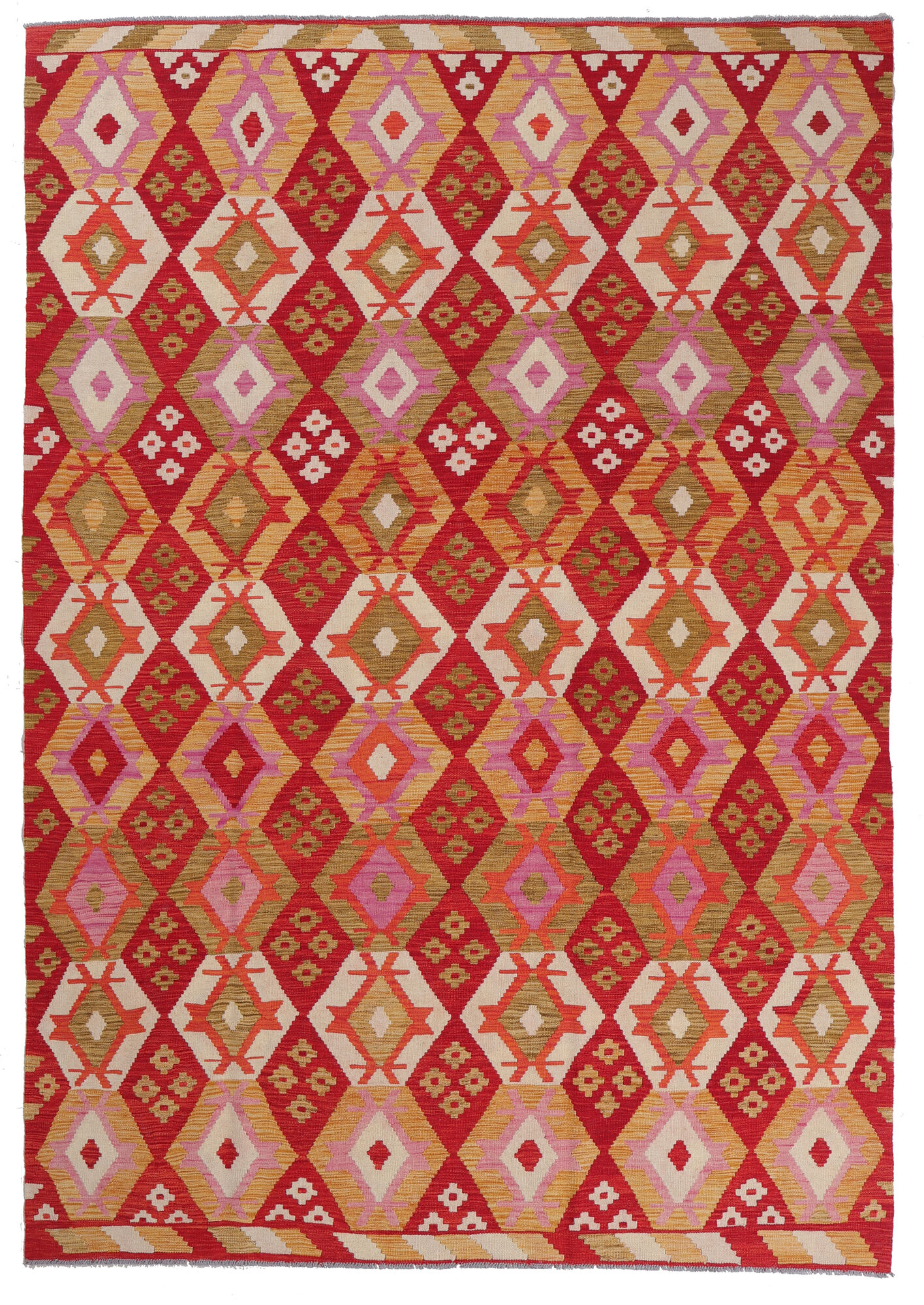 Kelim Afghan Old style Matta 206x297