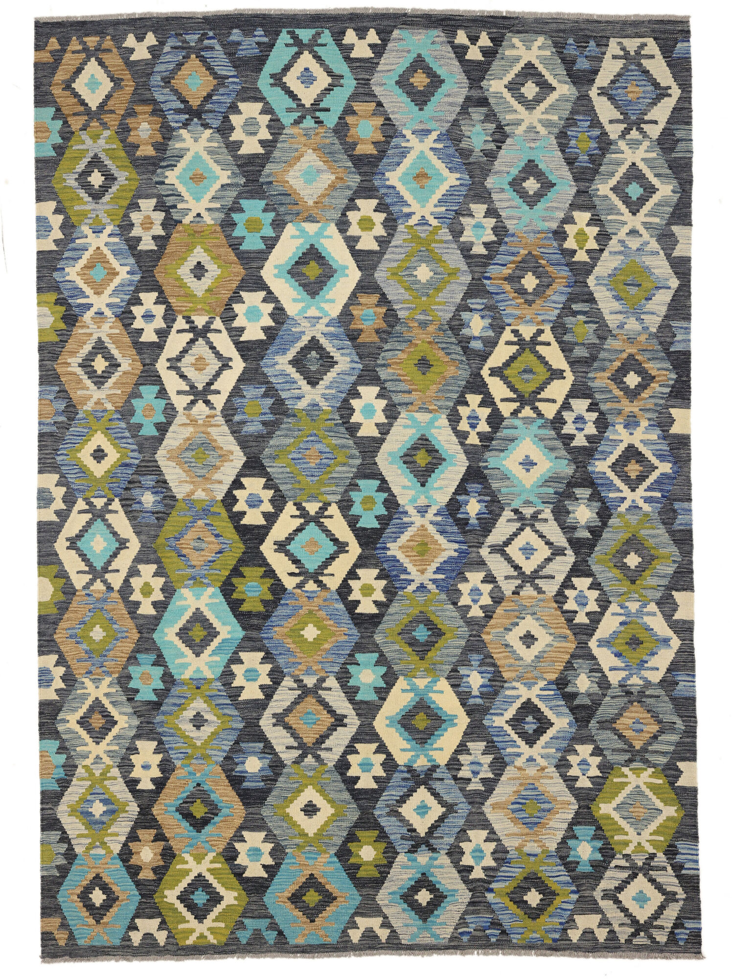 Kelim Afghan Old style Matta 202x293