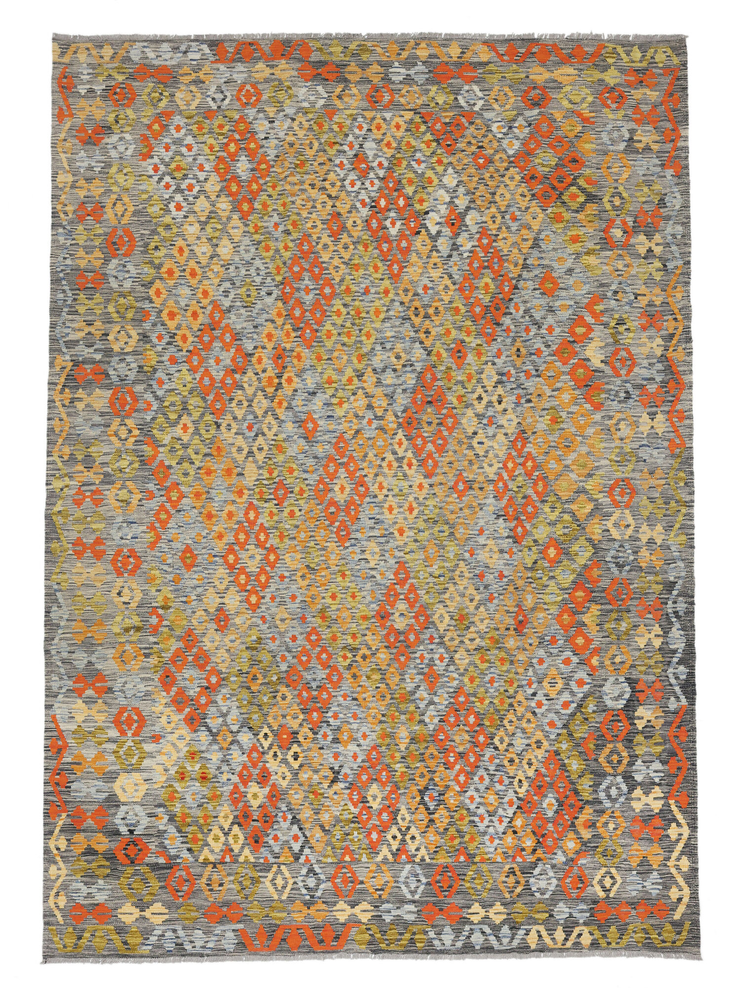 Kelim Afghan Old style Matta 215x305