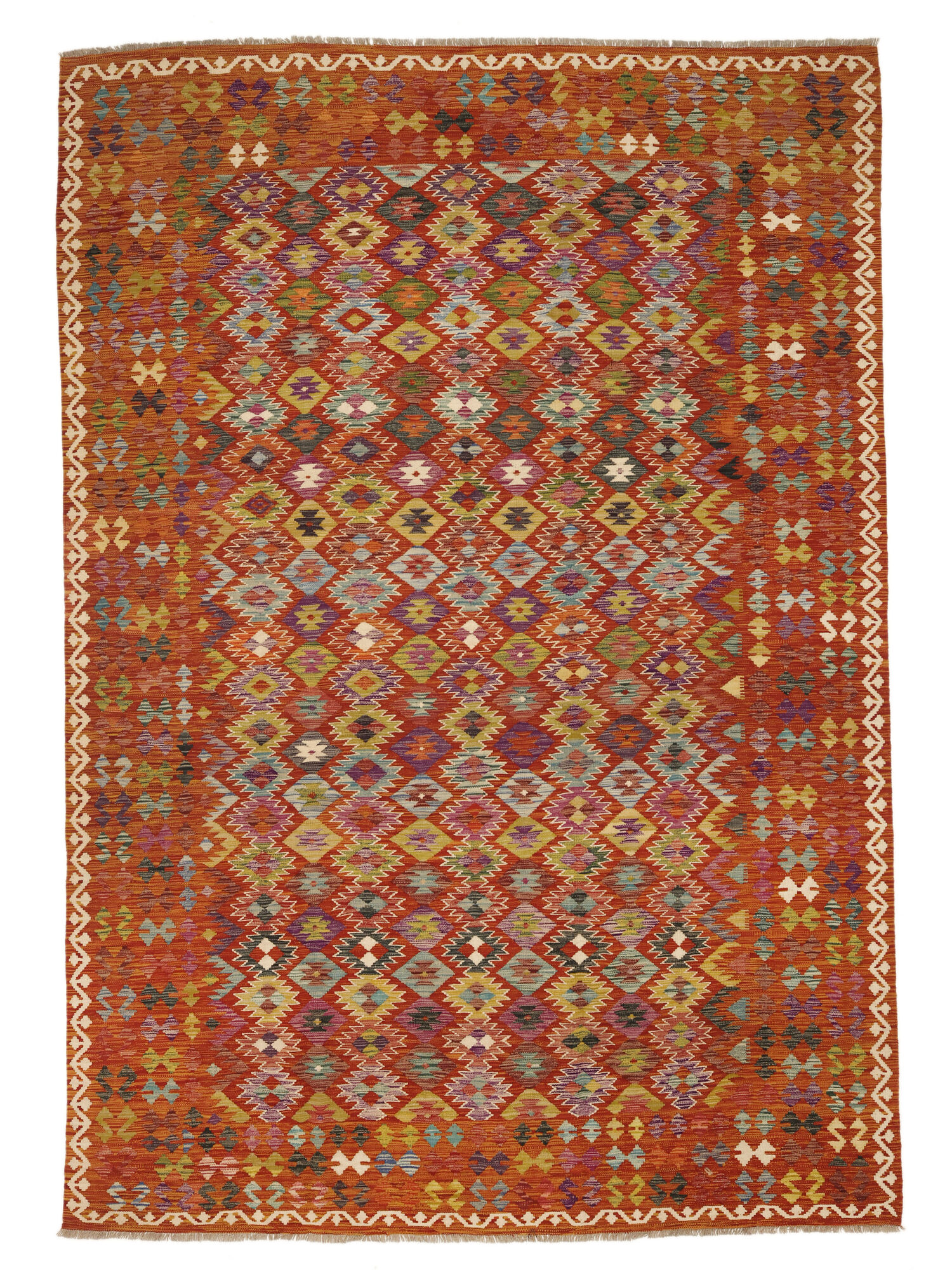 Kelim Afghan Old style Matta 245x350