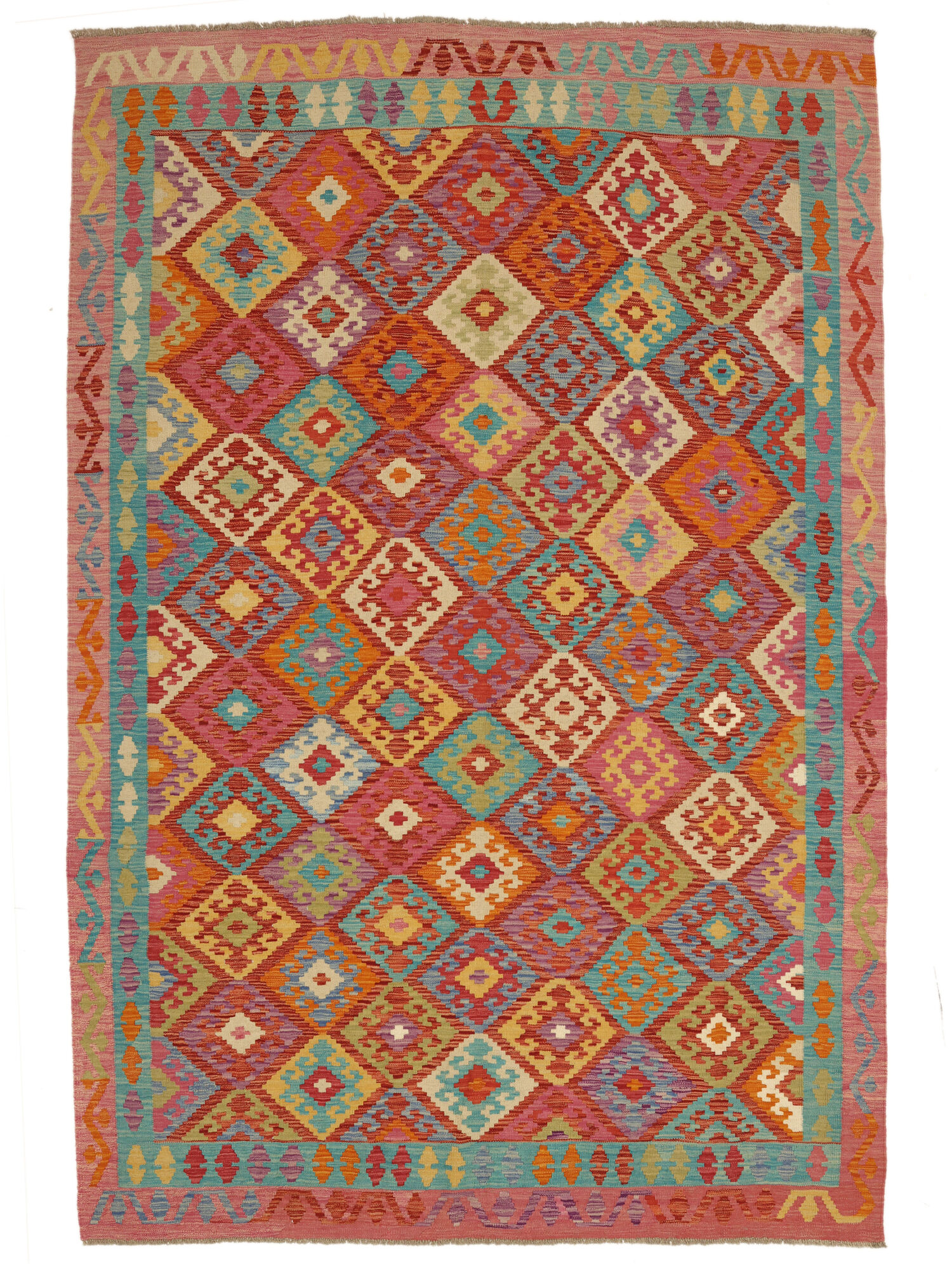 Kelim Afghan Old style Matta 205x296