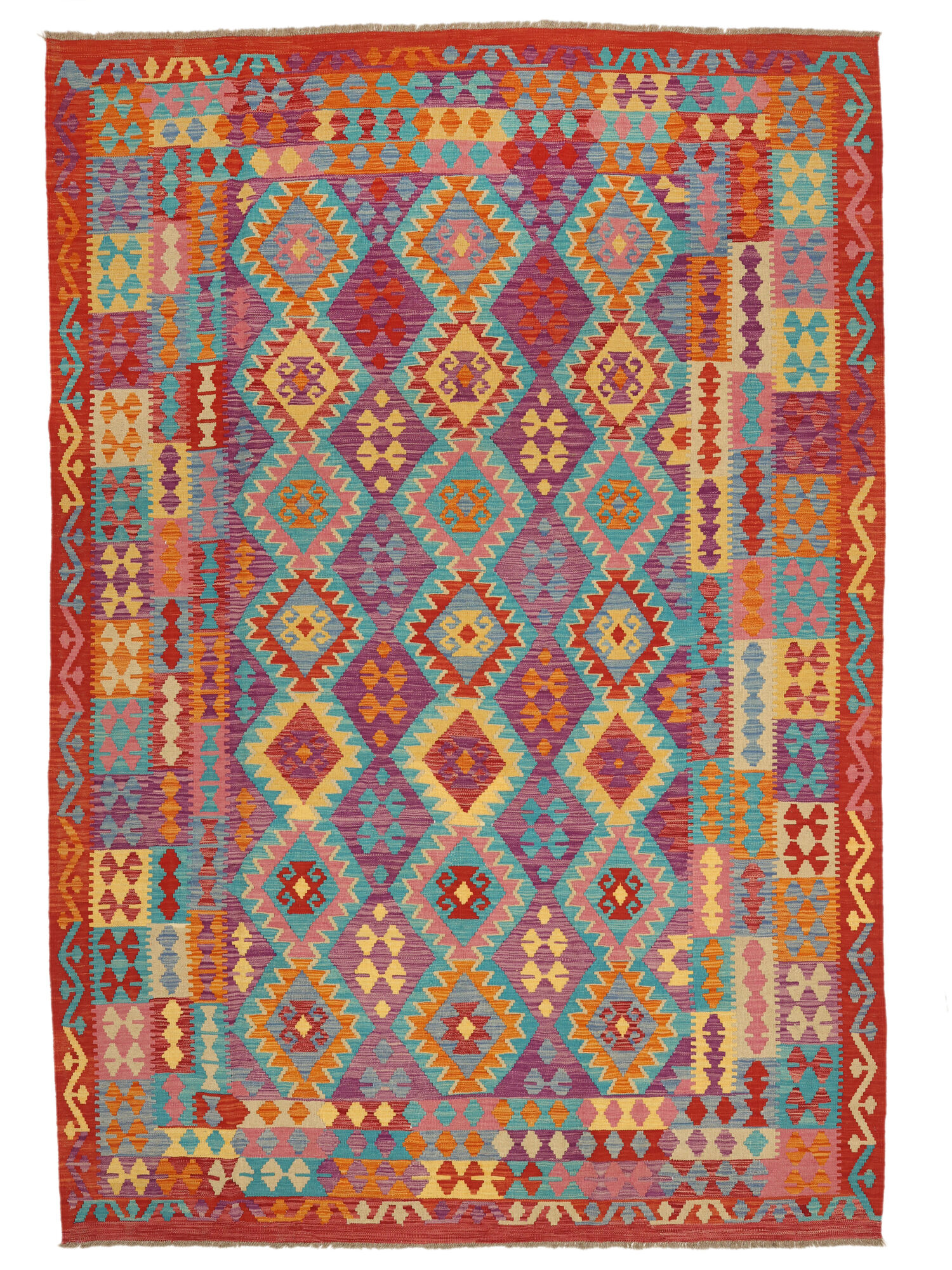 Kelim Afghan Old style Matta 208x298