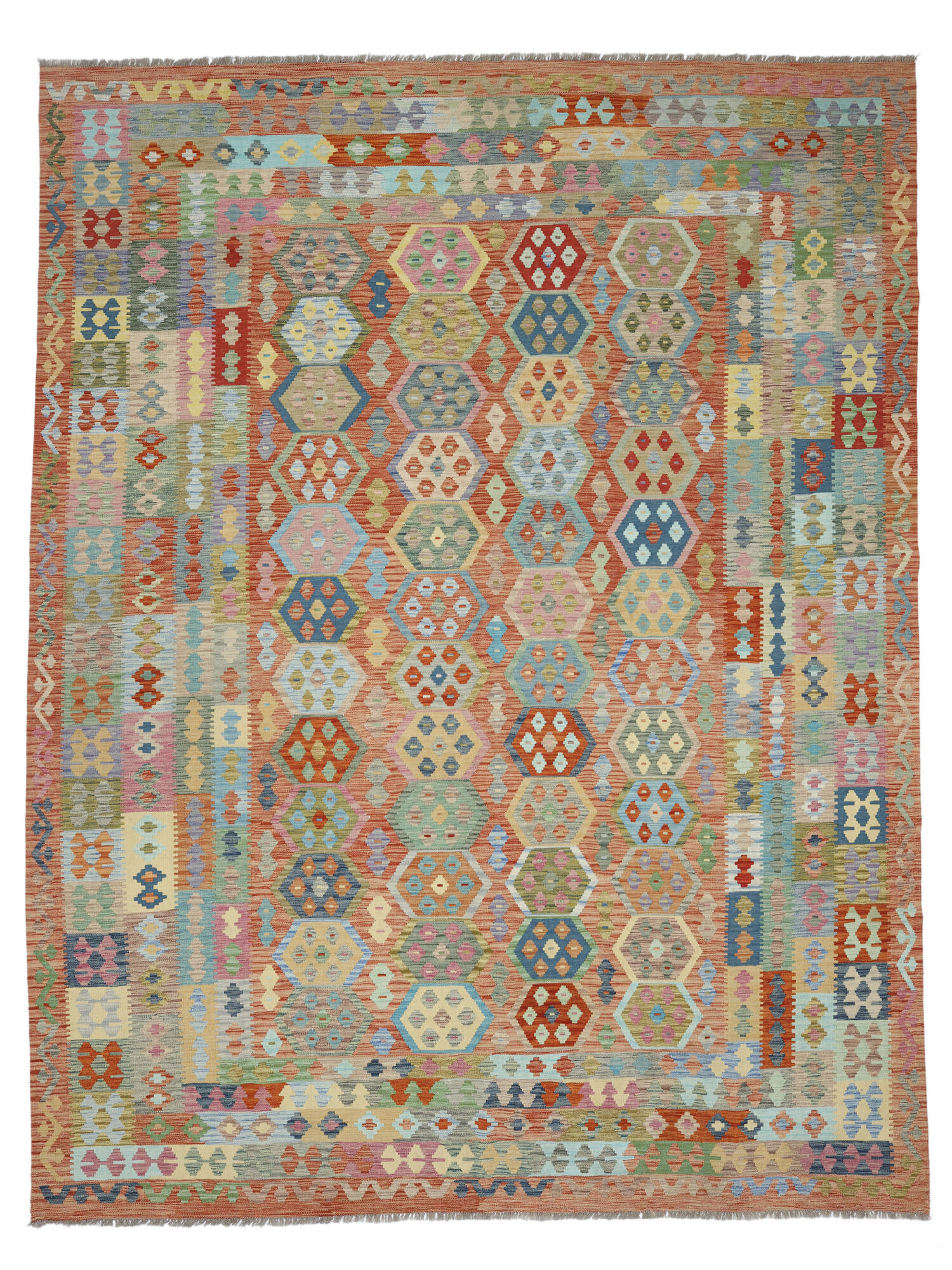 Kelim Afghan Old style Matta 304x401
