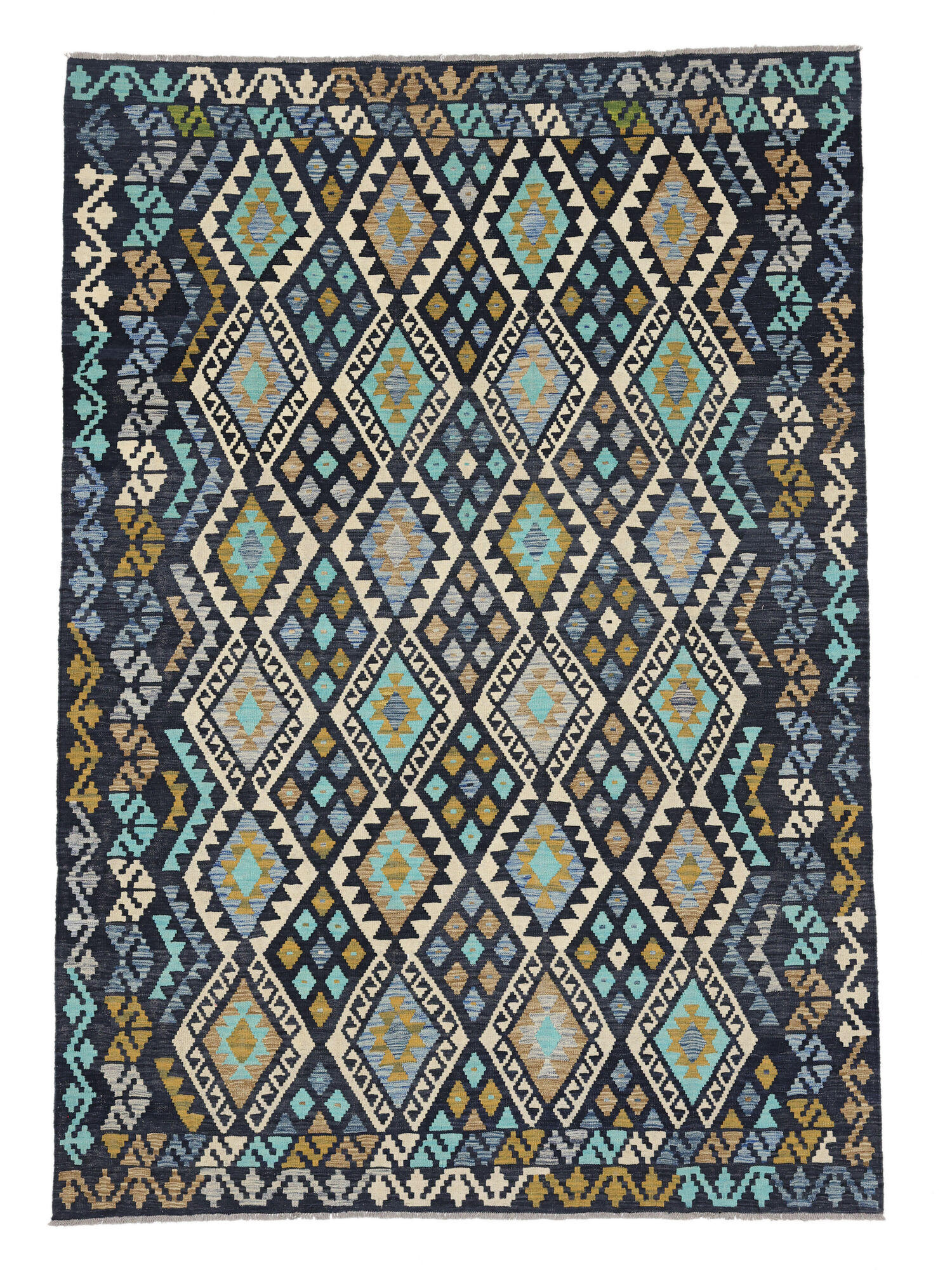 Kelim Afghan Old style Matta 202x289