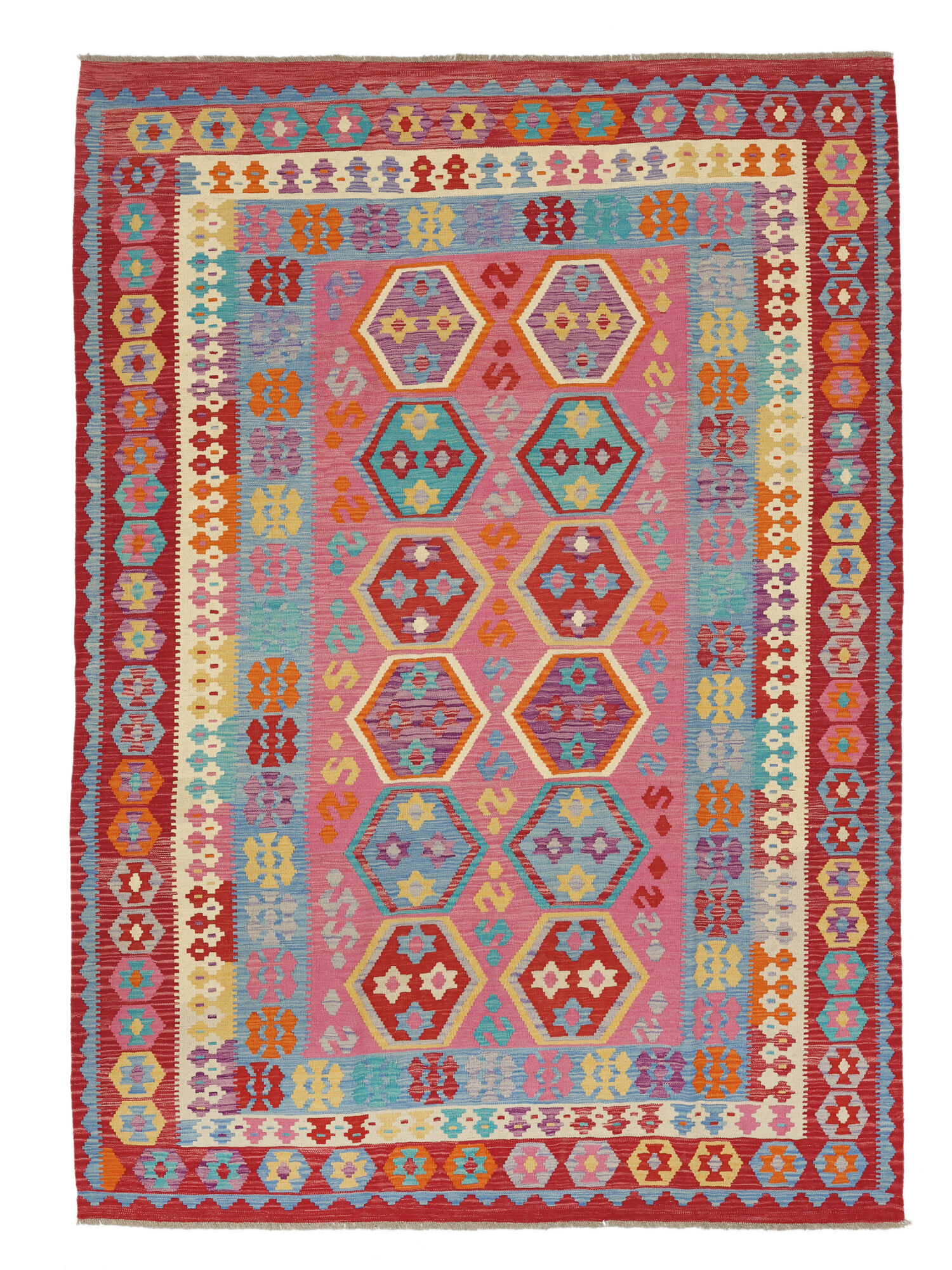 Kelim Afghan Old style Matta 206x296