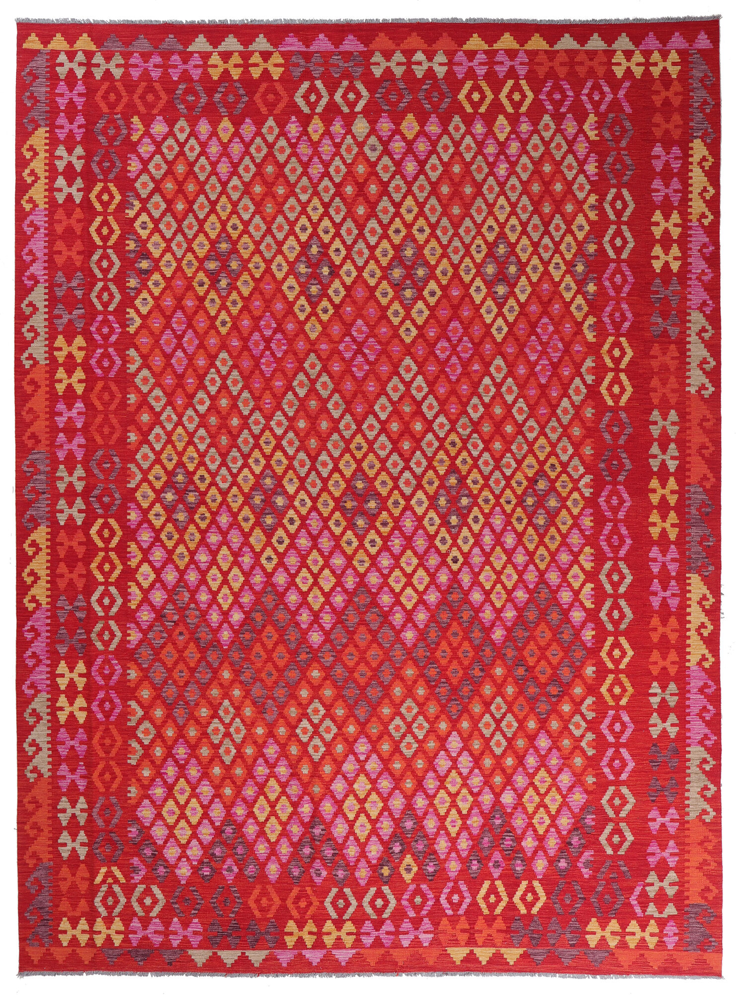 Kelim Afghan Old style Matta 262x359