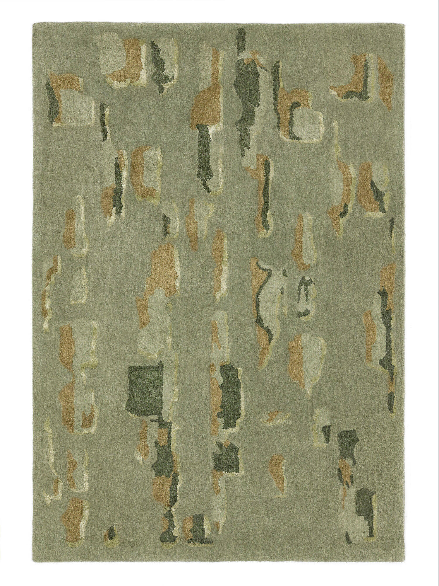 Fragments Matta - Grön 160x230