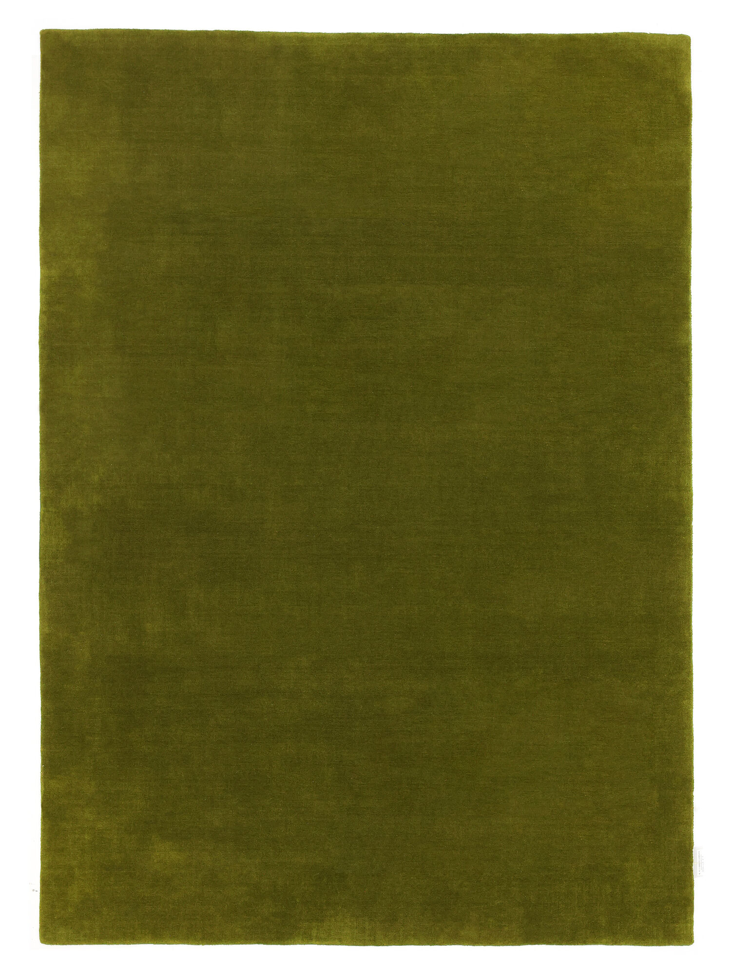 Handloom Velvet Matta - Olivgrön 160x230