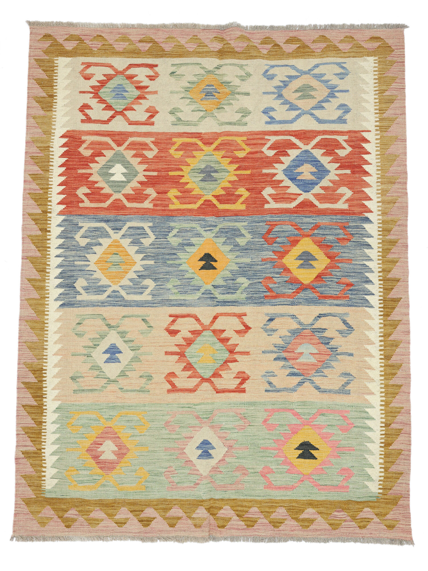 Kelim Afghan Old style Matta 151x200