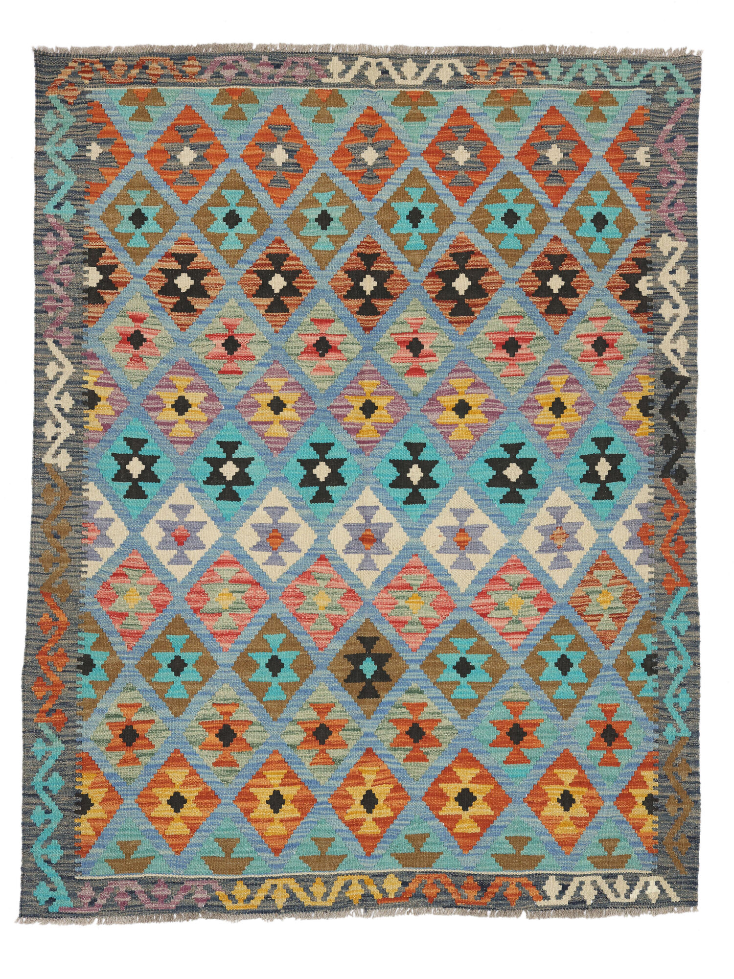 Kelim Afghan Old style Matta 152x195