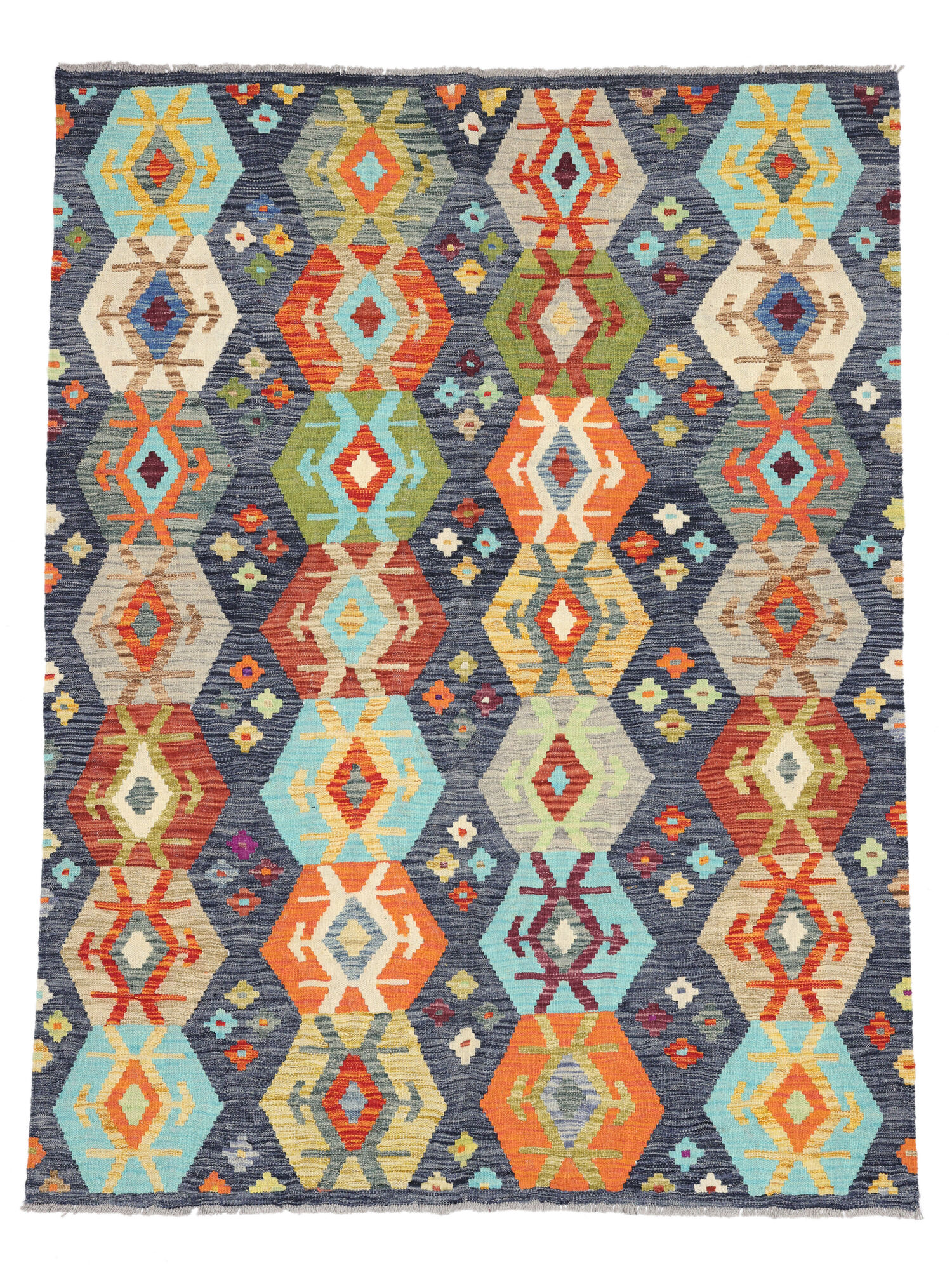 Kelim Afghan Old style Matta 150x197