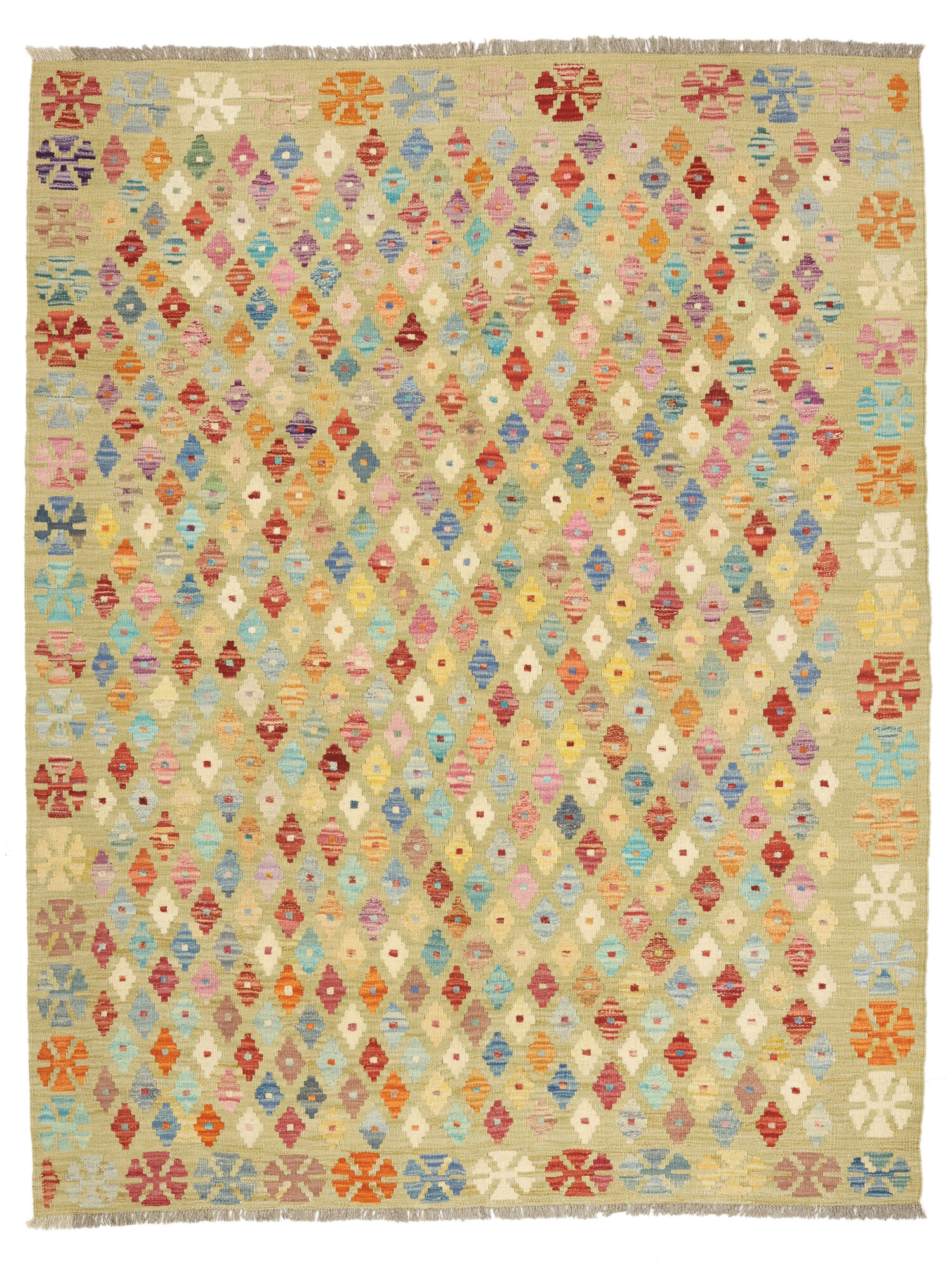 Kelim Afghan Old style Matta 153x192