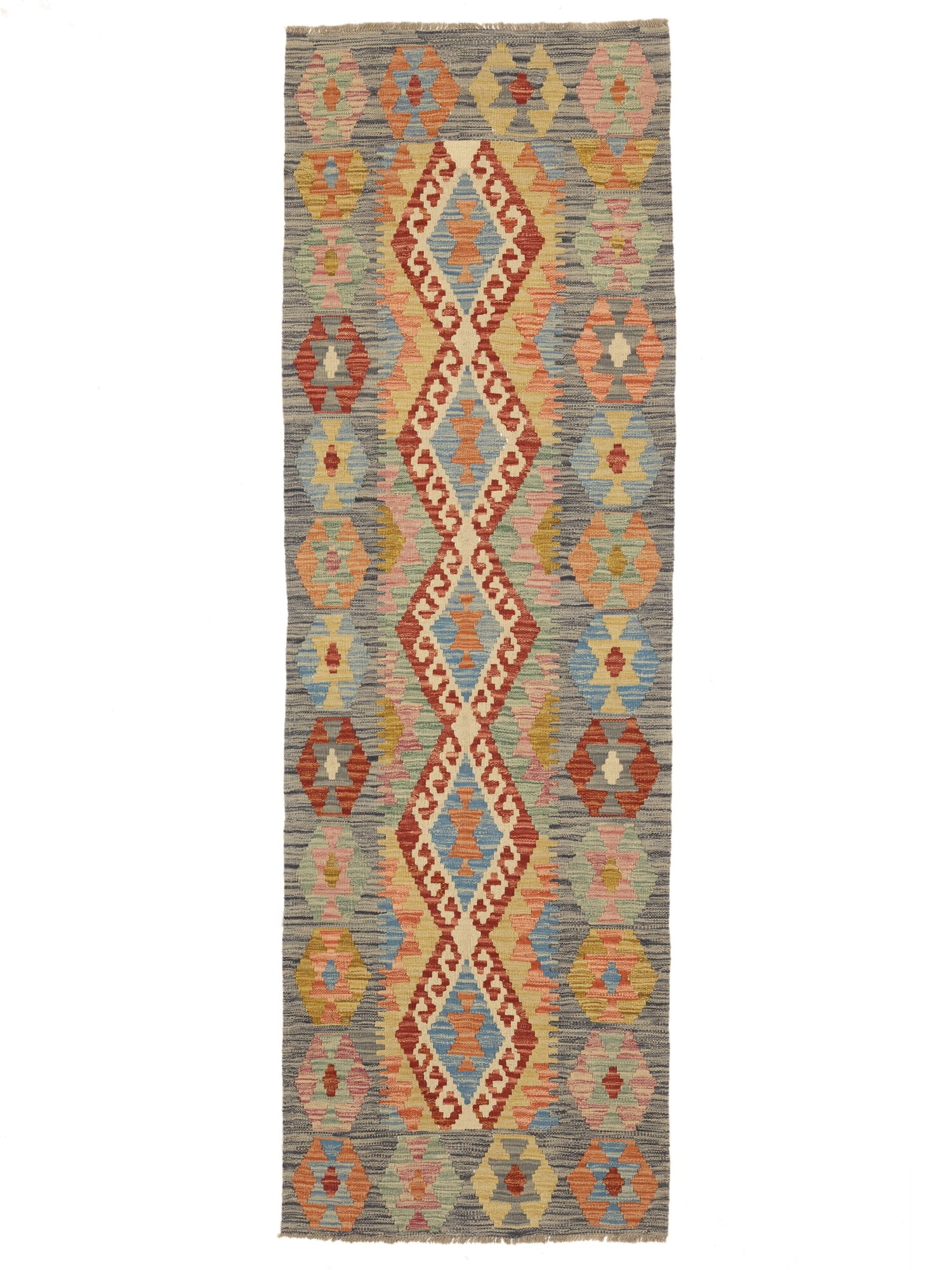 Kelim Afghan Old style Matta 80x252