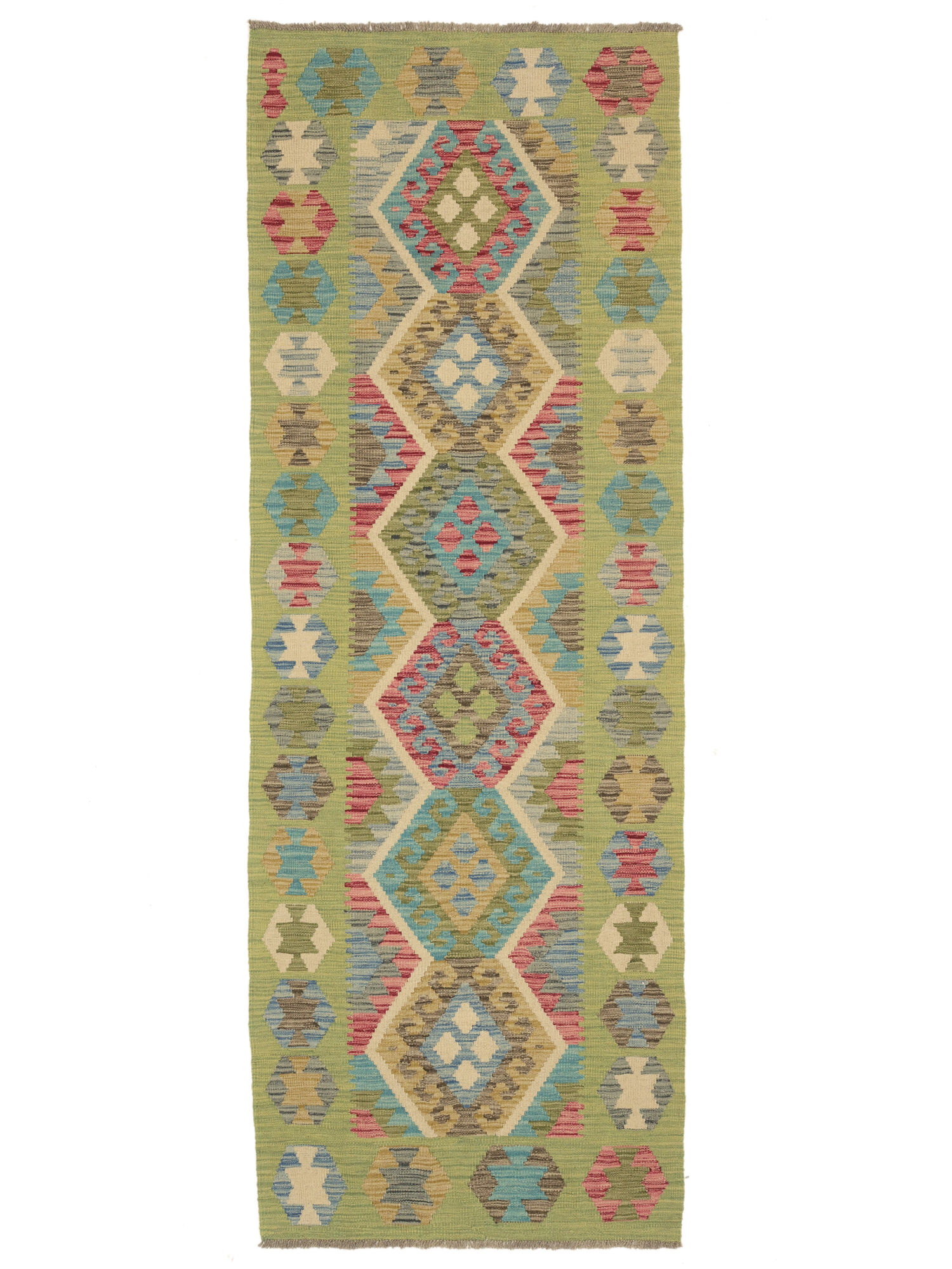 Kelim Afghan Old style Matta 87x250
