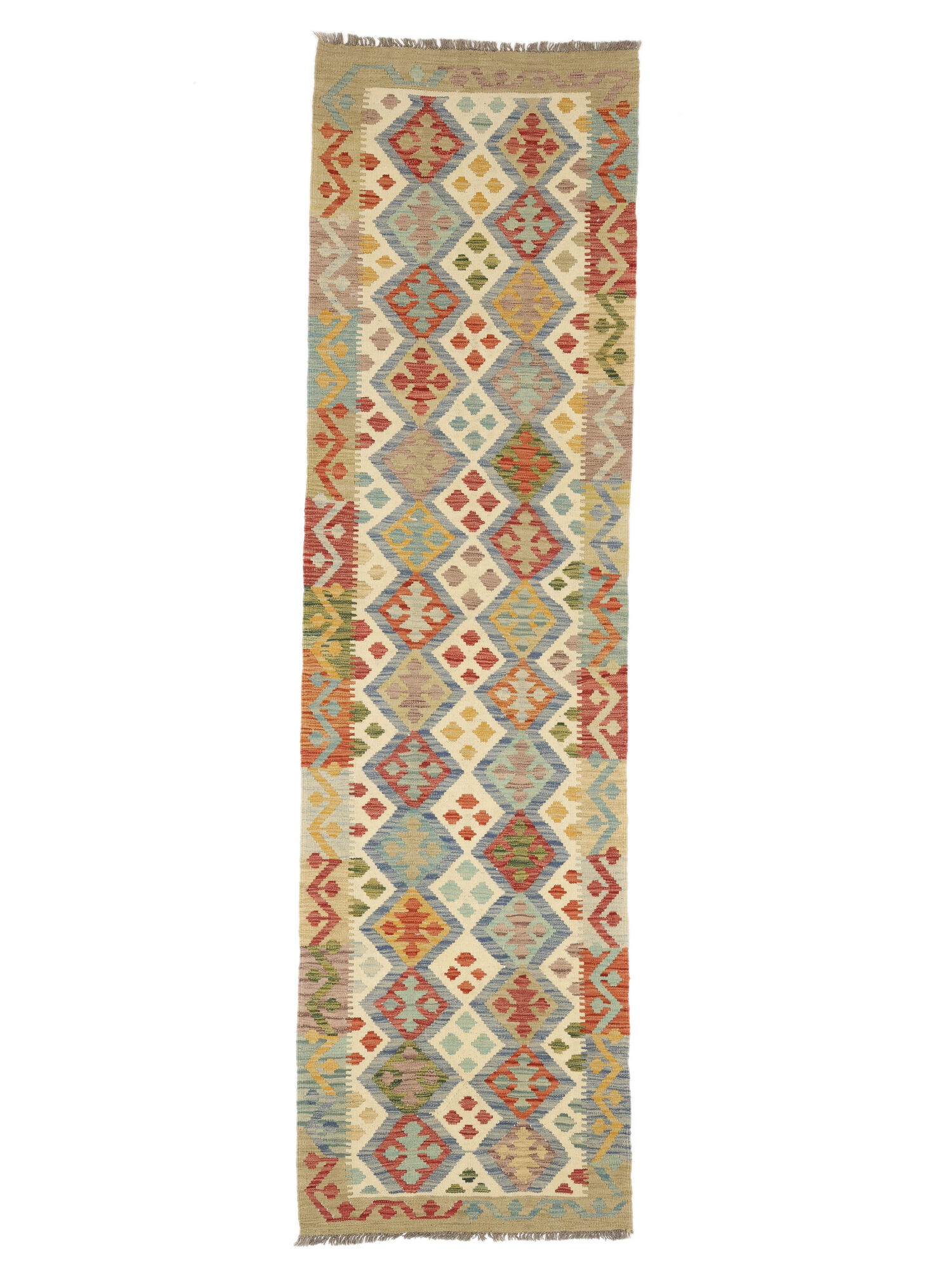 Kelim Afghan Old style Matta 79x289