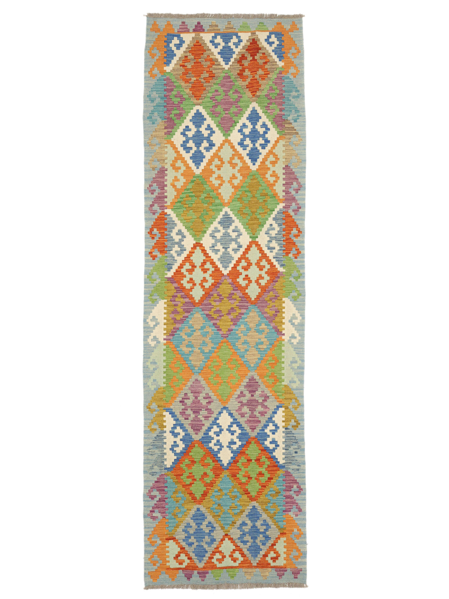 Kelim Afghan Old style Matta 84x298