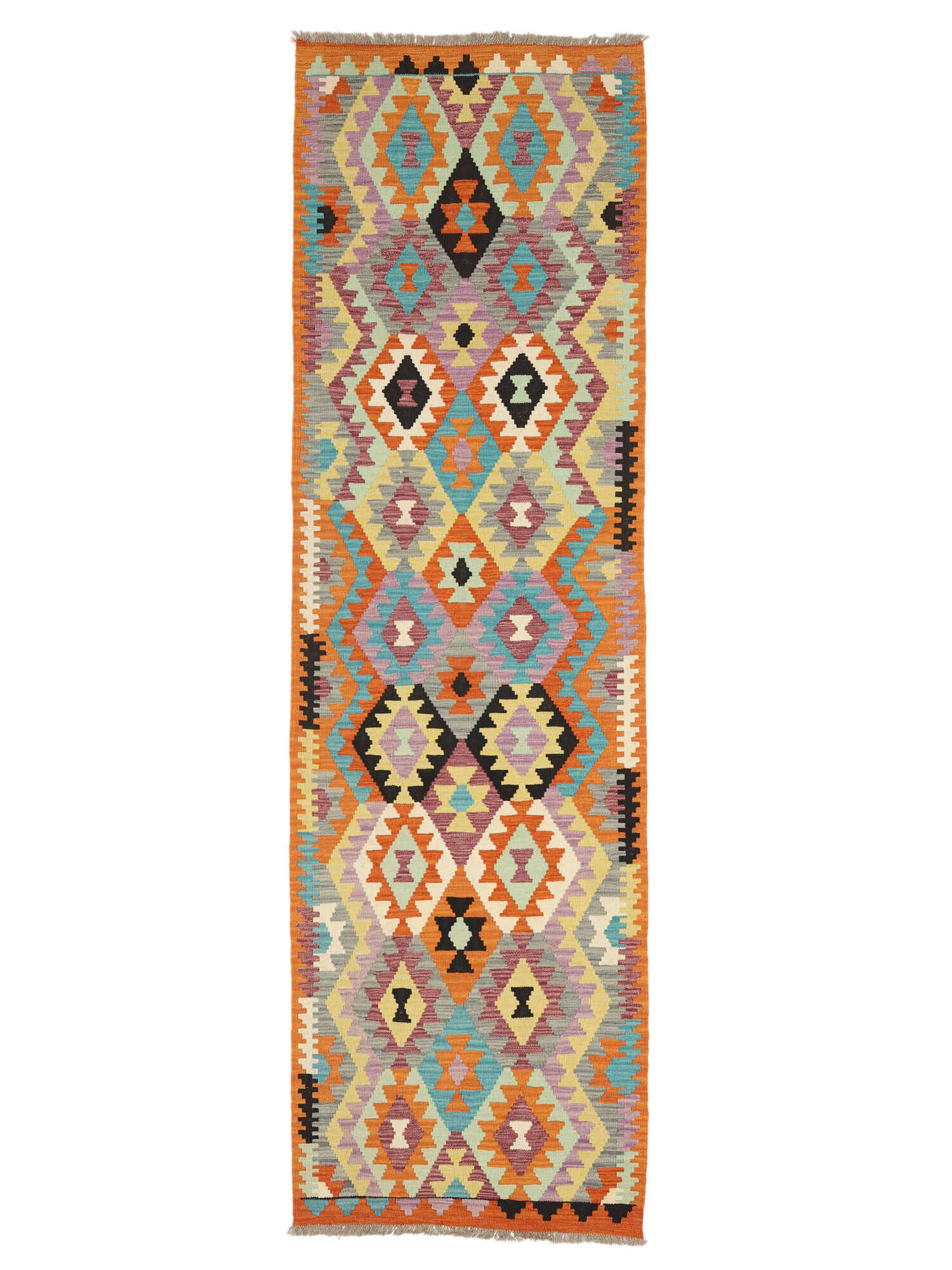 Kelim Afghan Old style Matta 86x292