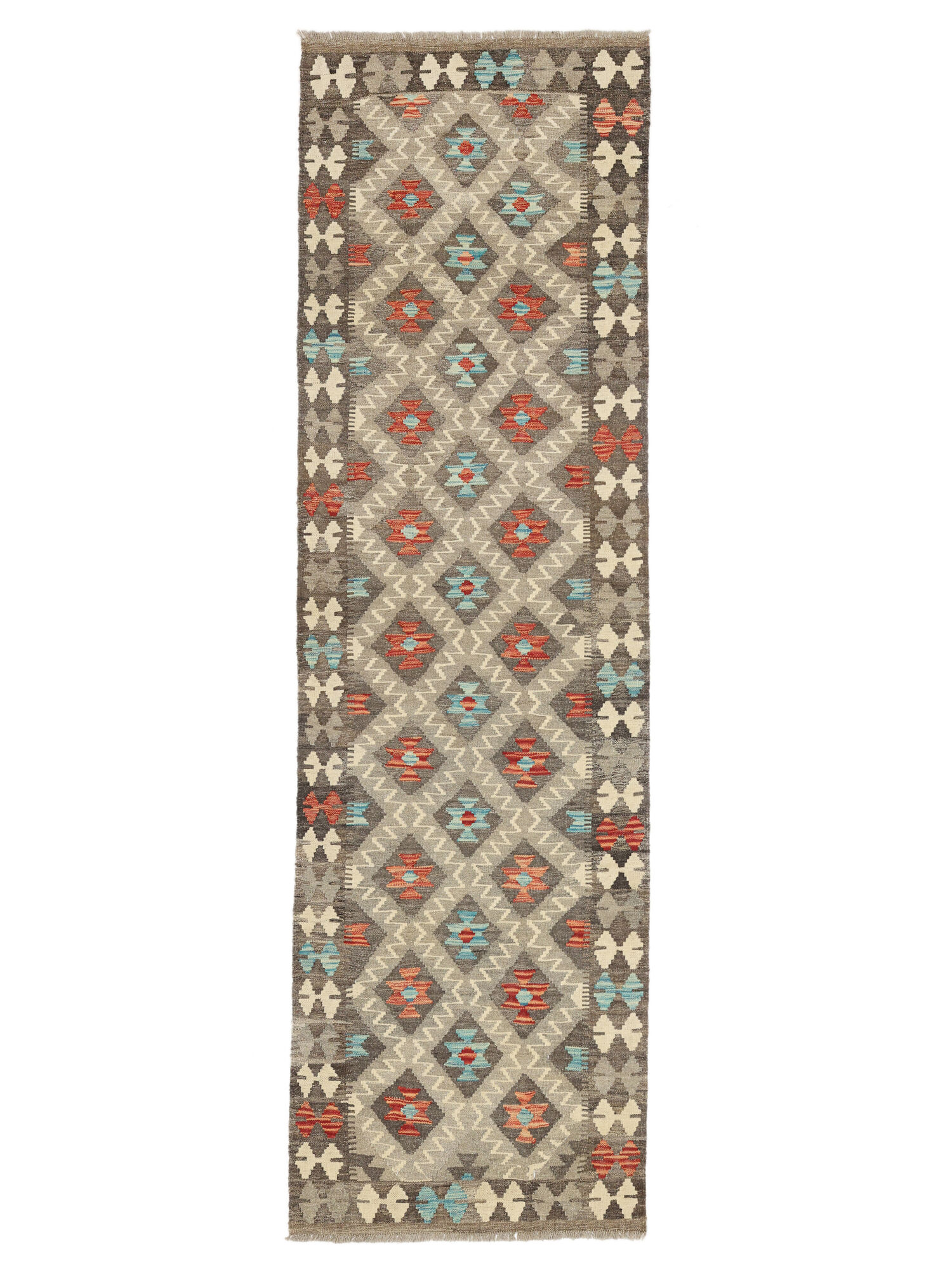 Kelim Afghan Old style Matta 84x286