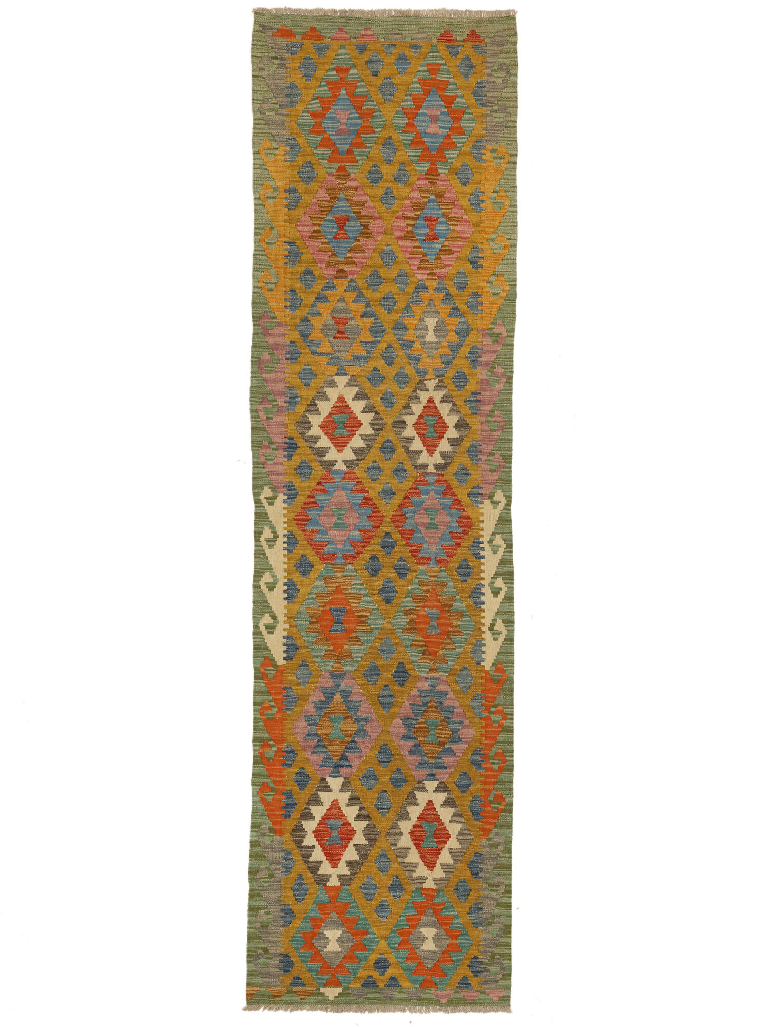 Kelim Afghan Old style Matta 78x295