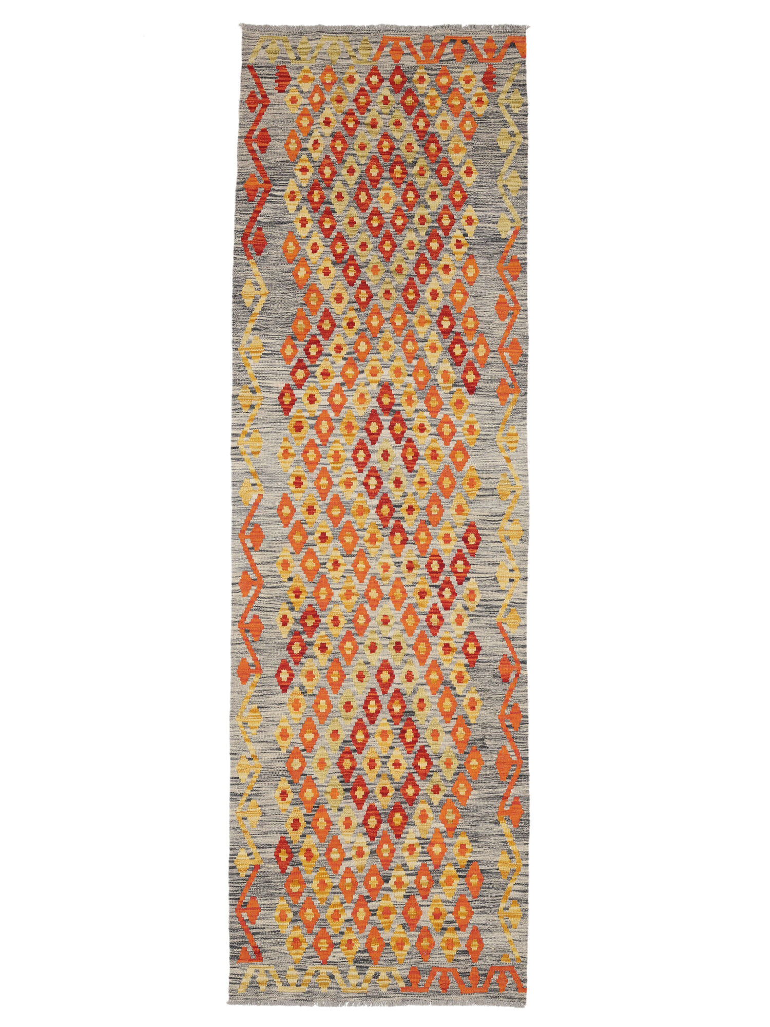 Kelim Afghan Old style Matta 89x294