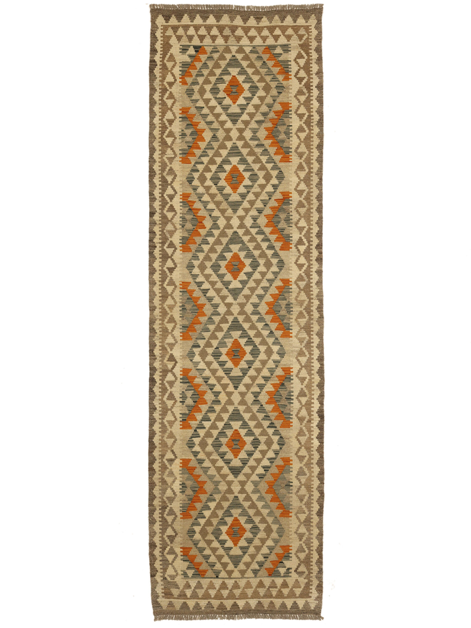 Kelim Afghan Old style Matta 85x293