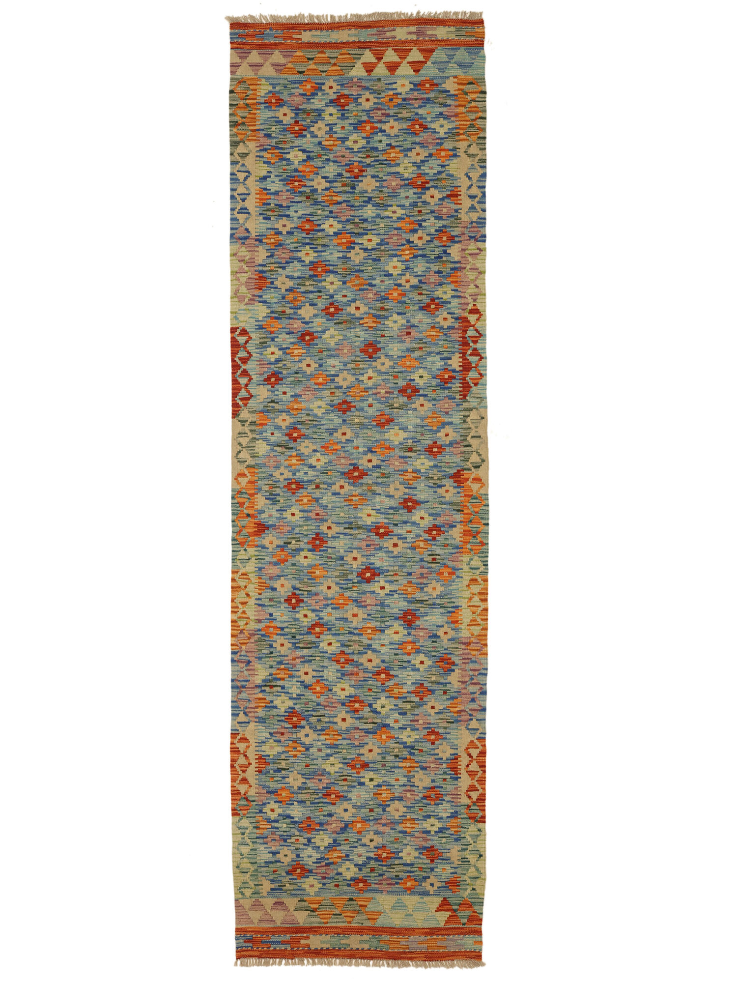 Kelim Afghan Old style Matta 79x290