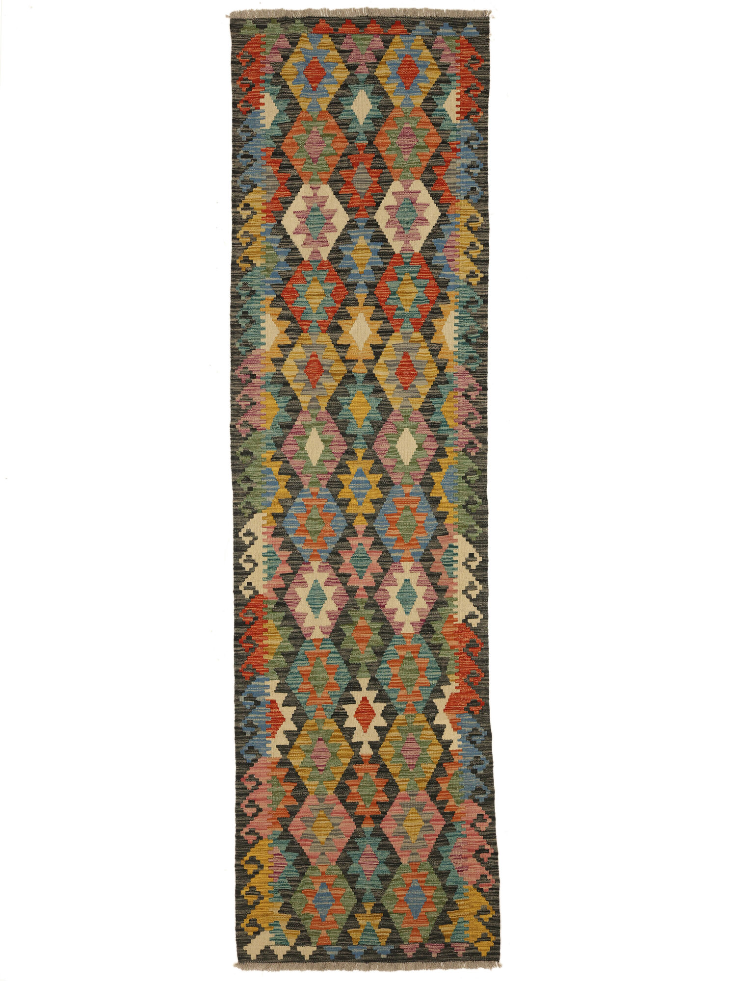 Kelim Afghan Old style Matta 79x292