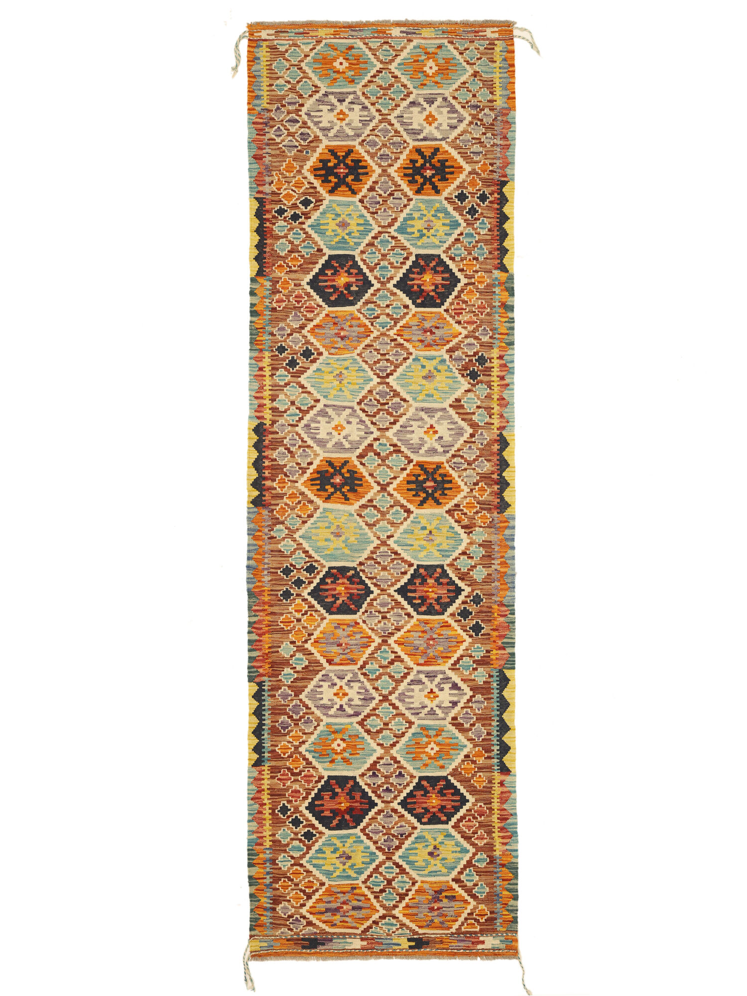 Kelim Afghan Old style Matta 84x300