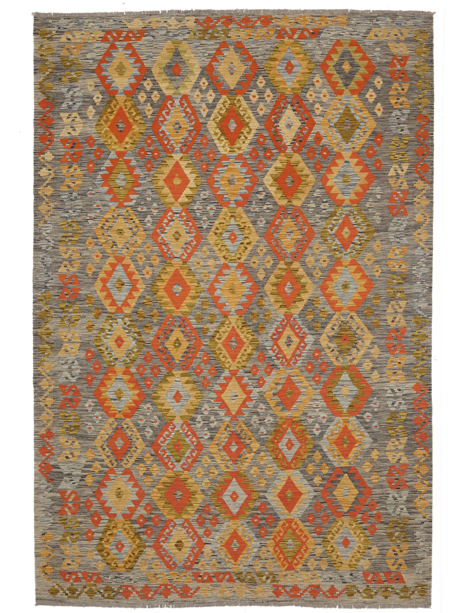 Kelim Afghan Old style Matta 200x299