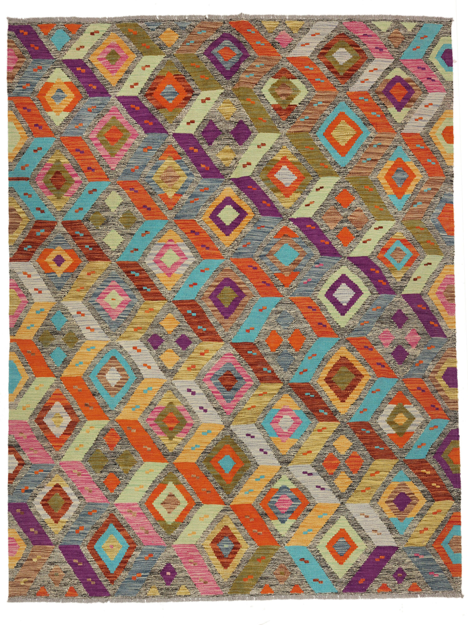 Kelim Afghan Old style Matta 156x200