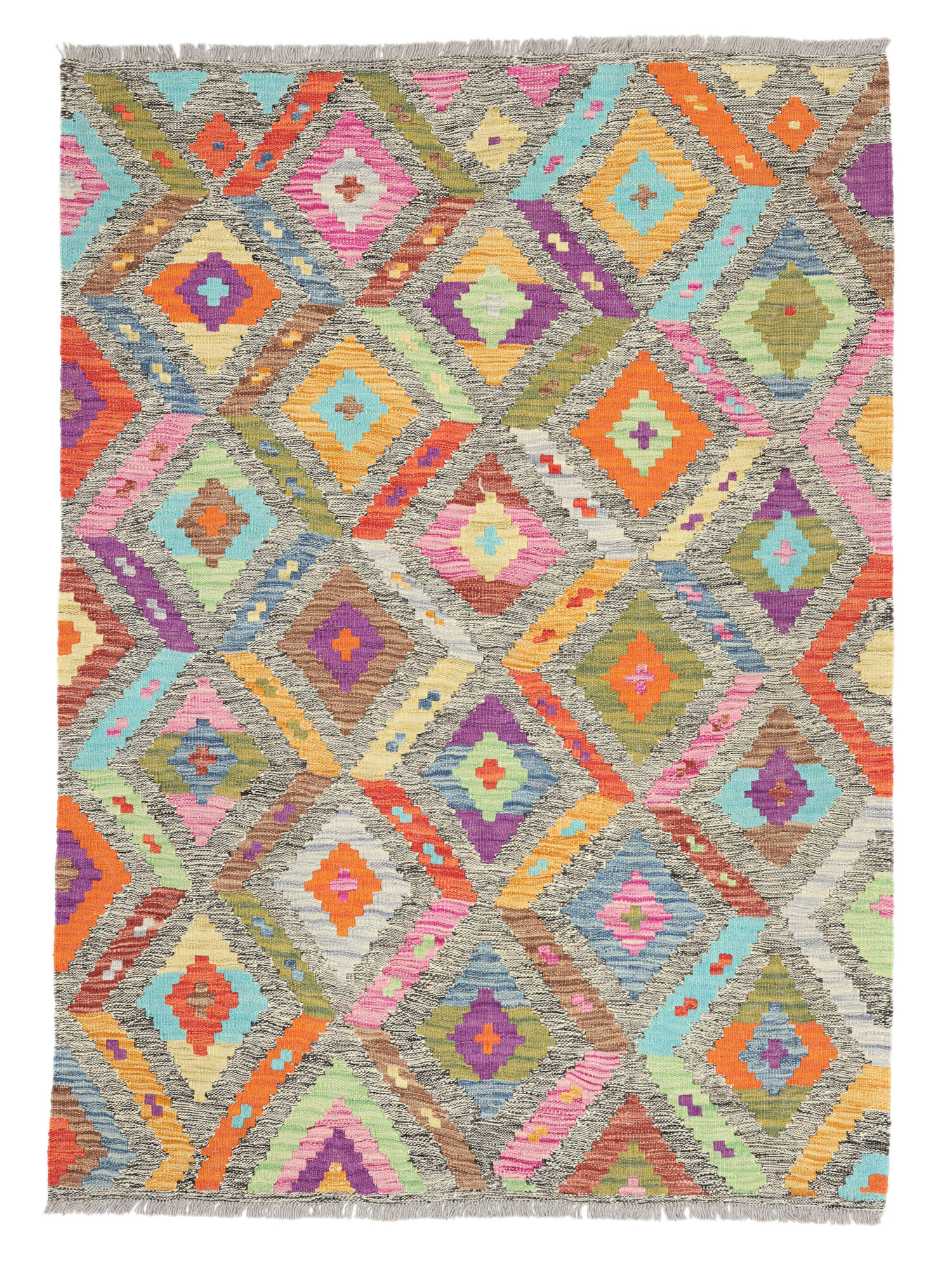 Kelim Afghan Old style Matta 105x144