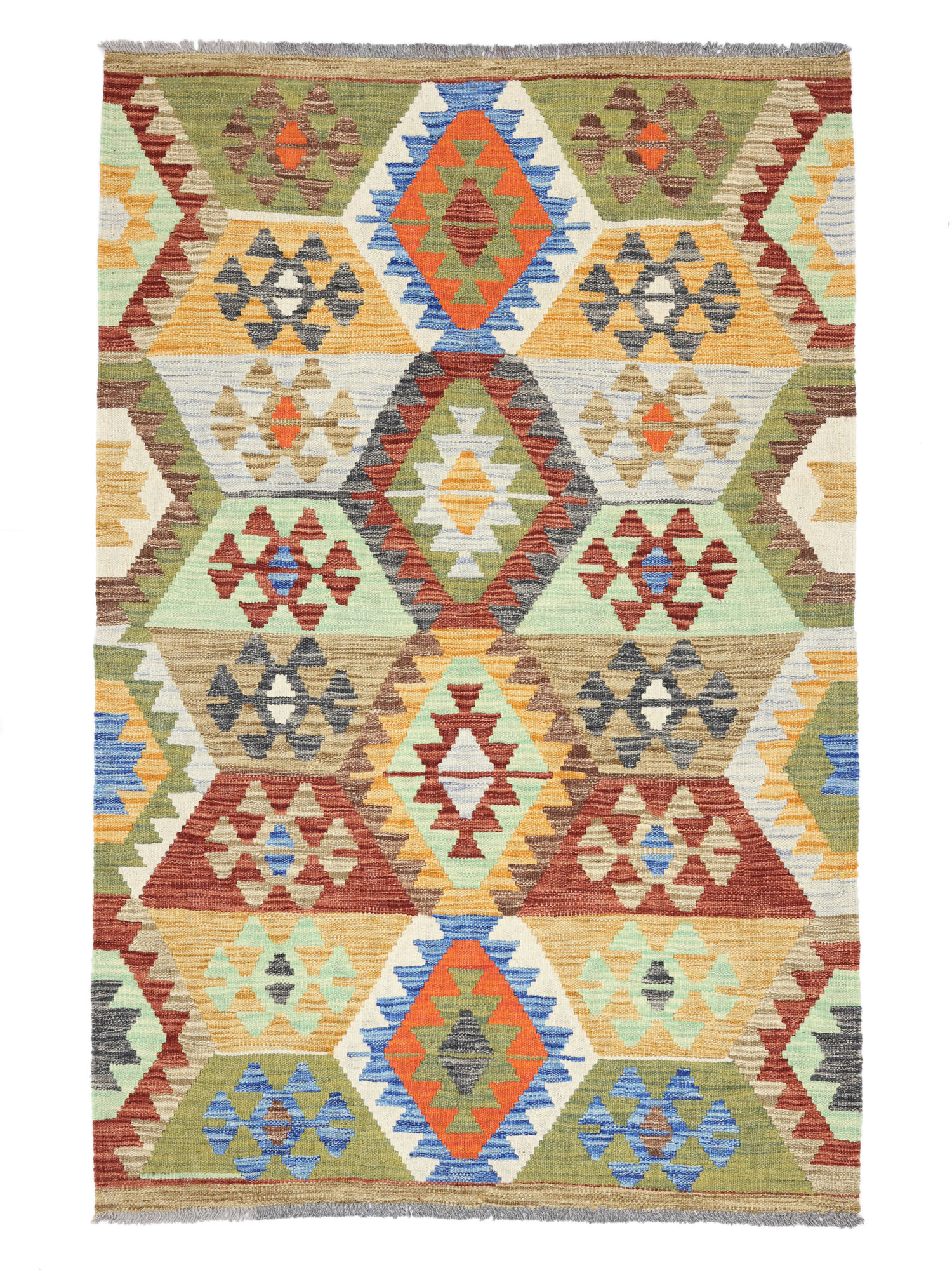 Kelim Afghan Old style Matta 100x151
