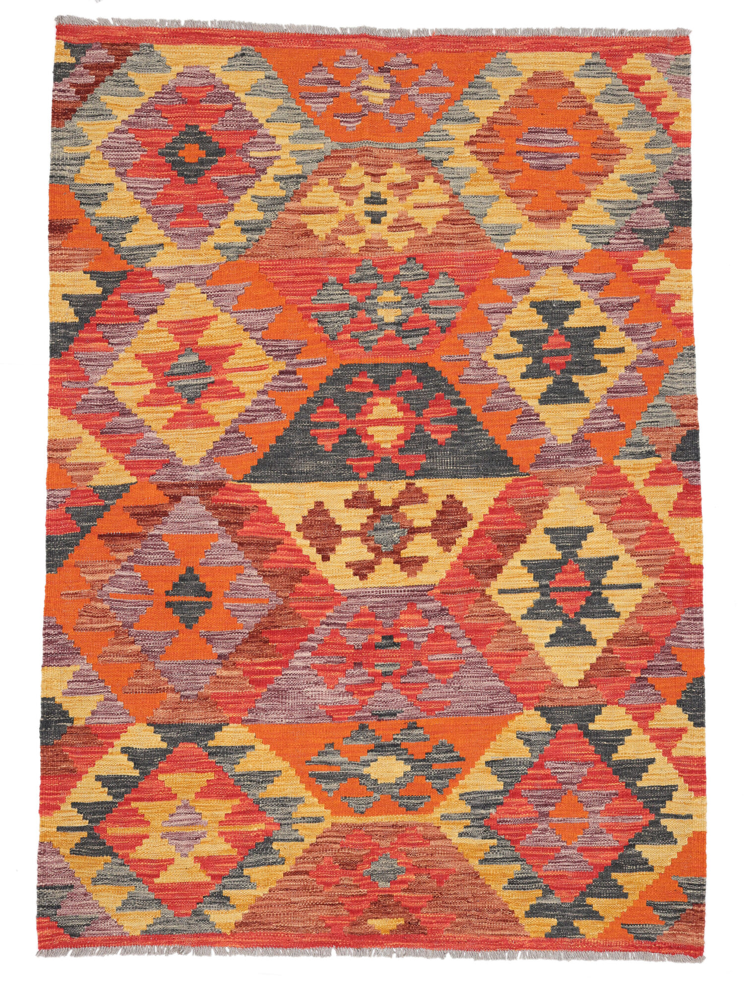 Kelim Afghan Old style Matta 123x175