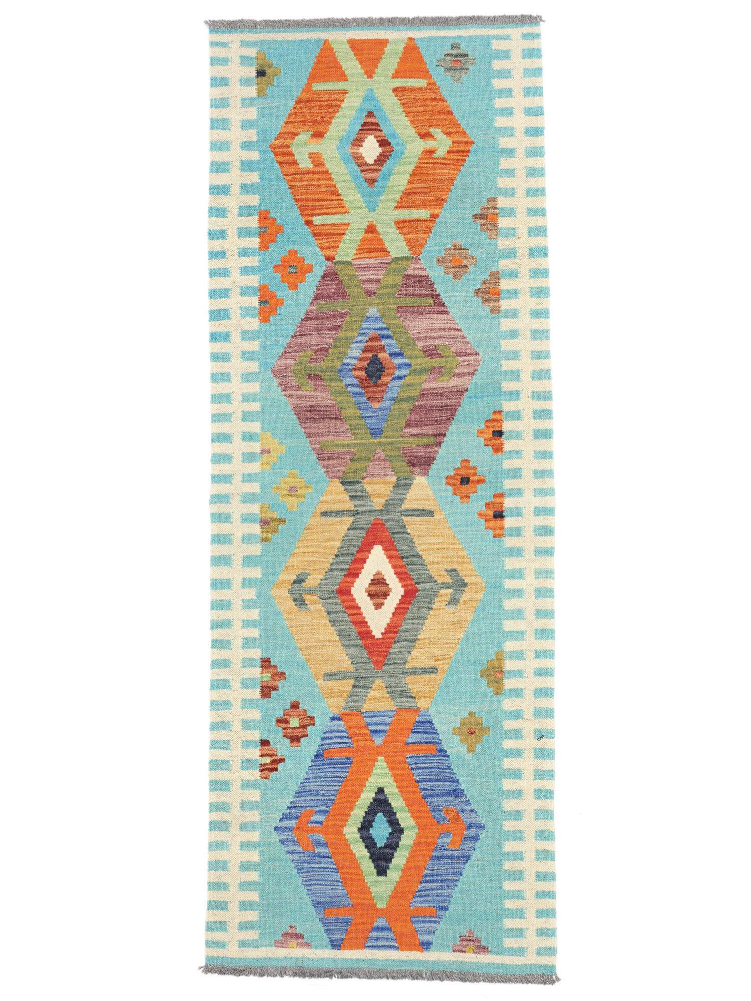 Kelim Afghan Old style Matta 66x184