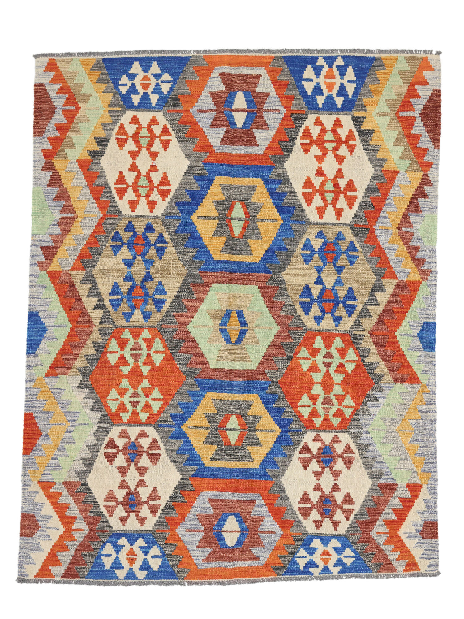 Kelim Afghan Old style Matta 156x201