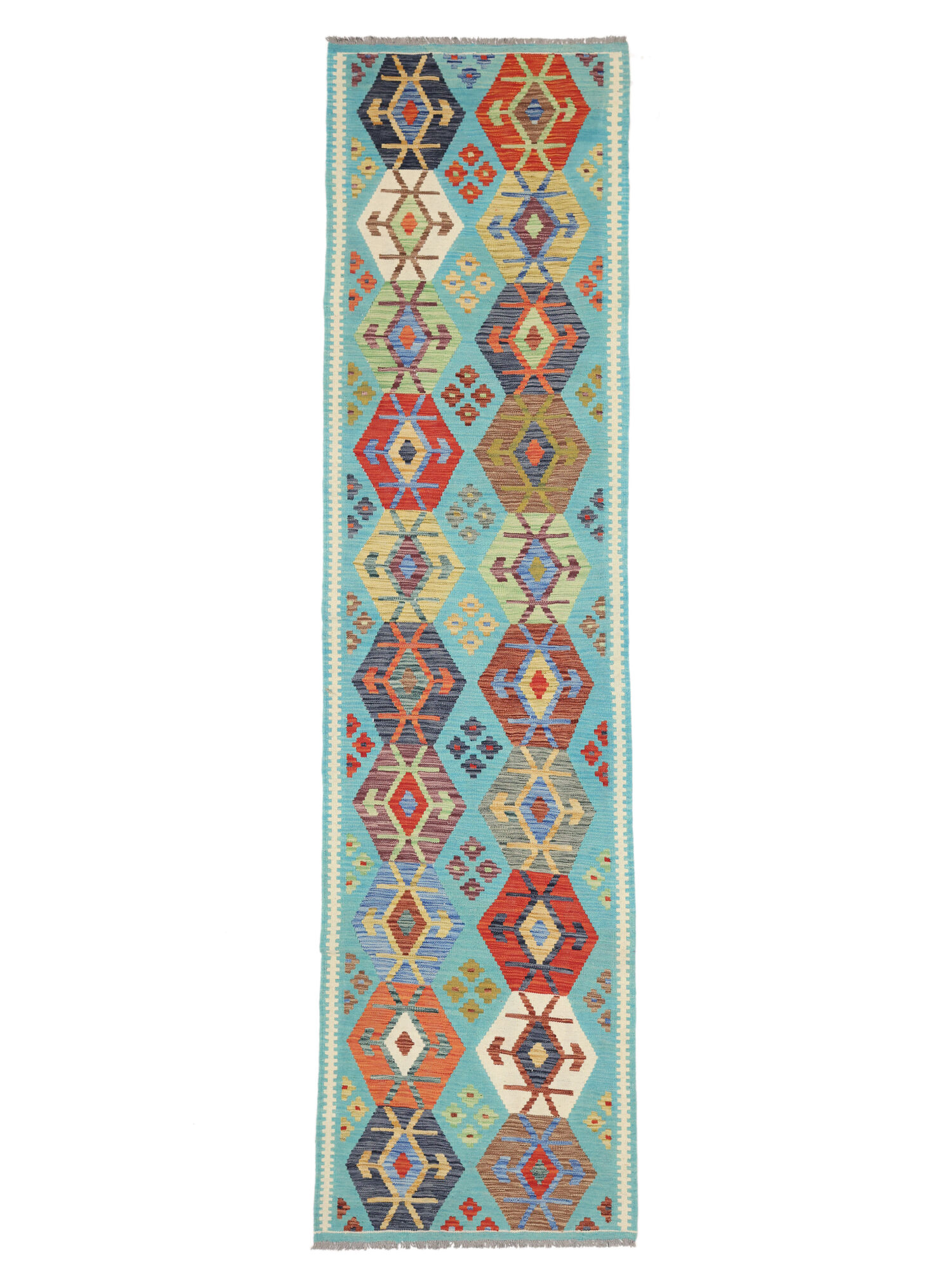 Kelim Afghan Old style Matta 79x309