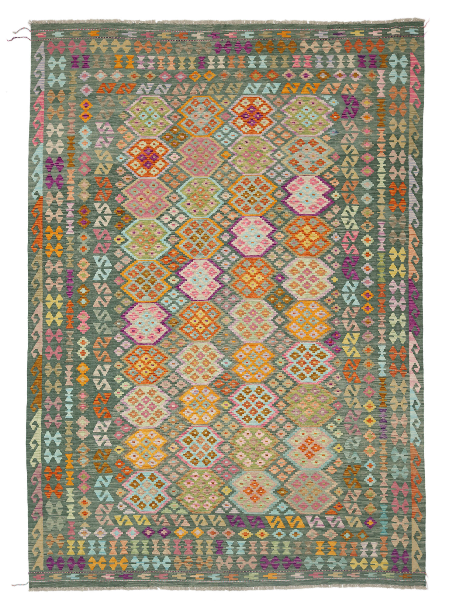 Kelim Afghan Old style Matta 254x361