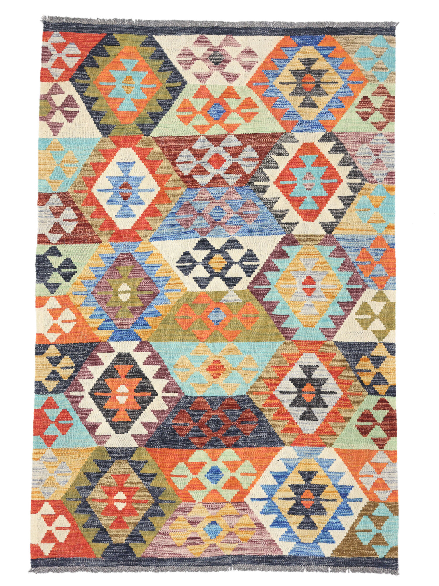 Kelim Afghan Old style Matta 100x153