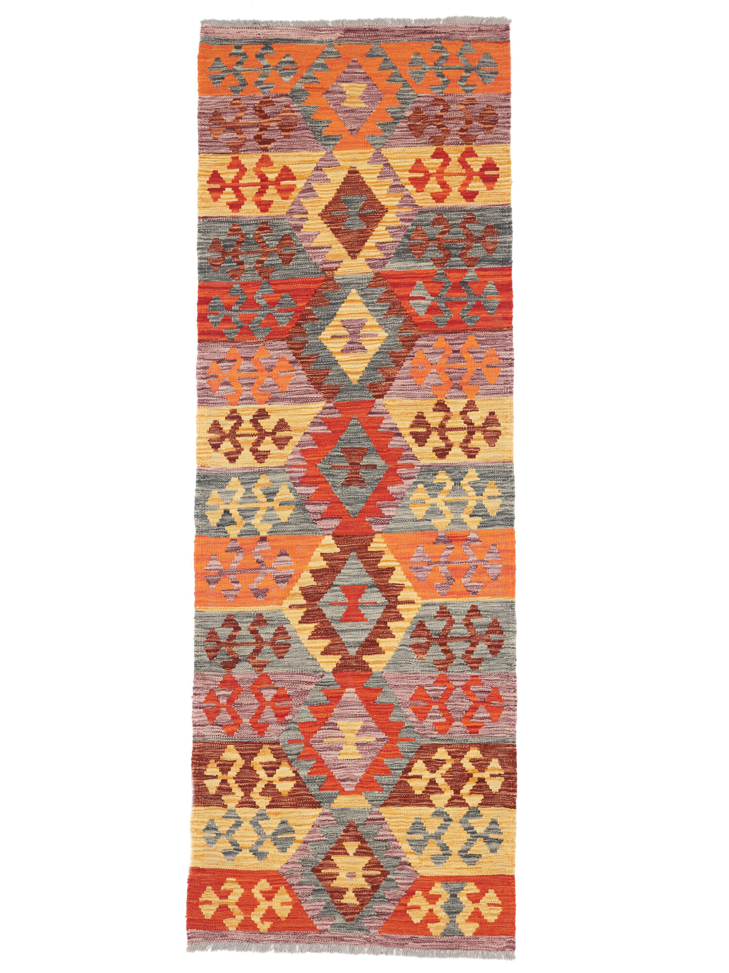 Kelim Afghan Old style Matta 70x203