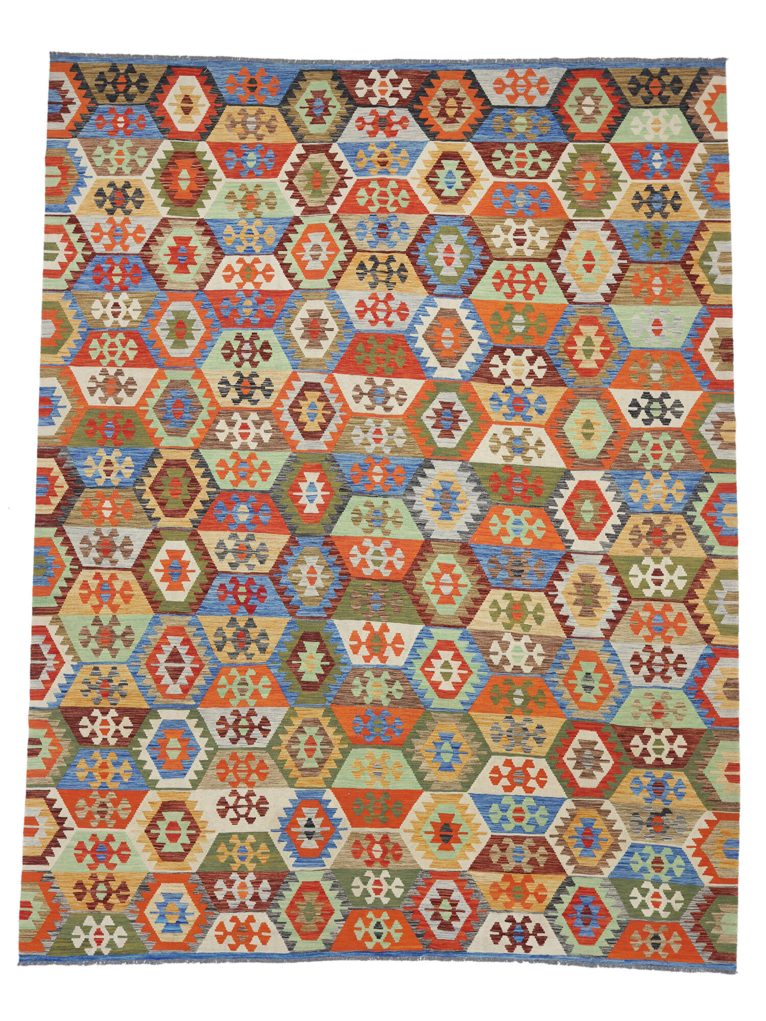 Kelim Afghan Old style Matta 304x390