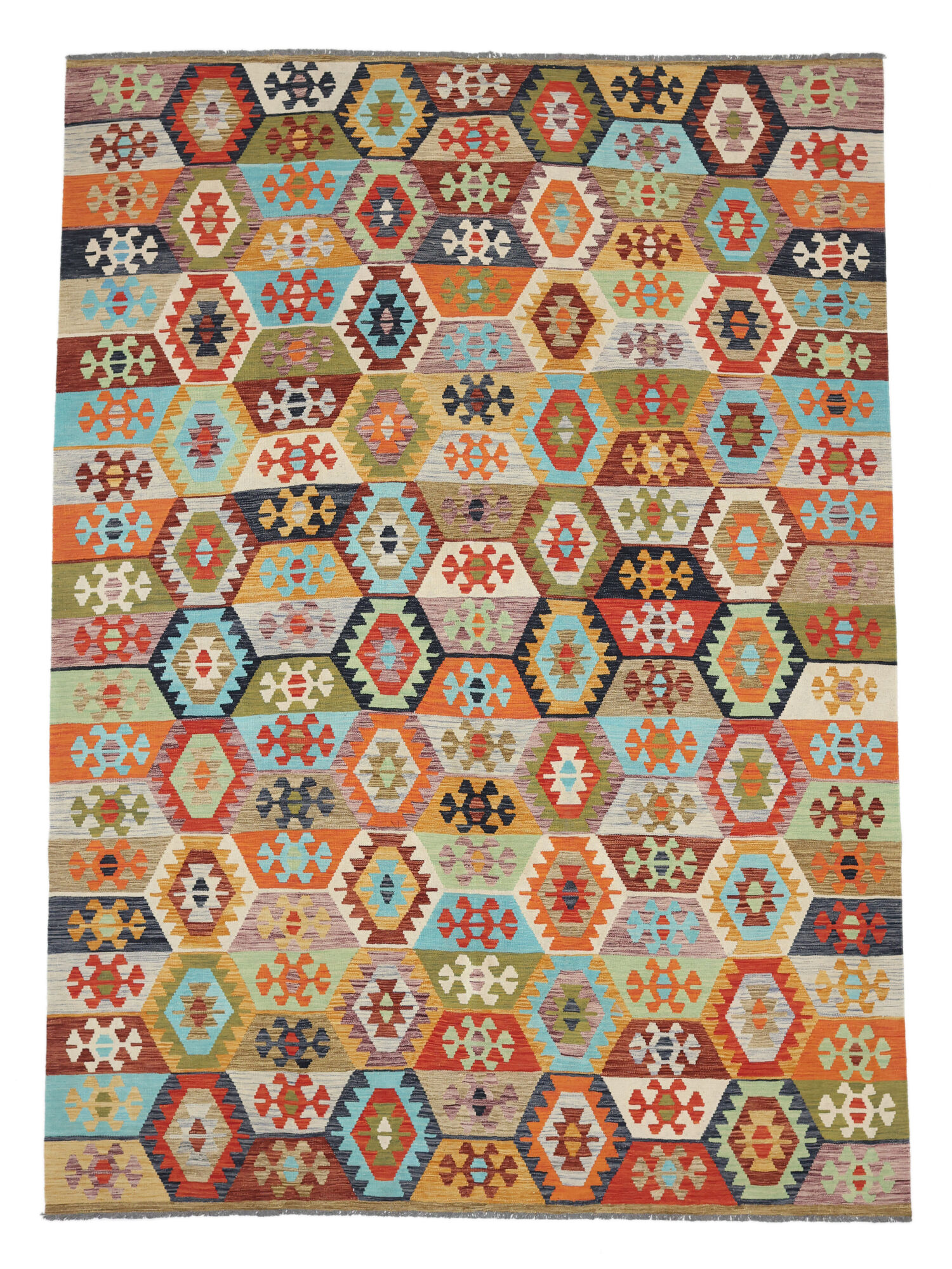 Kelim Afghan Old style Matta 259x348