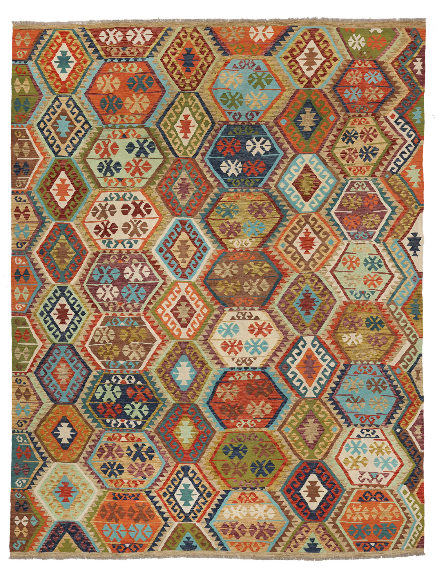 Kelim Afghan Old style Matta 300x387