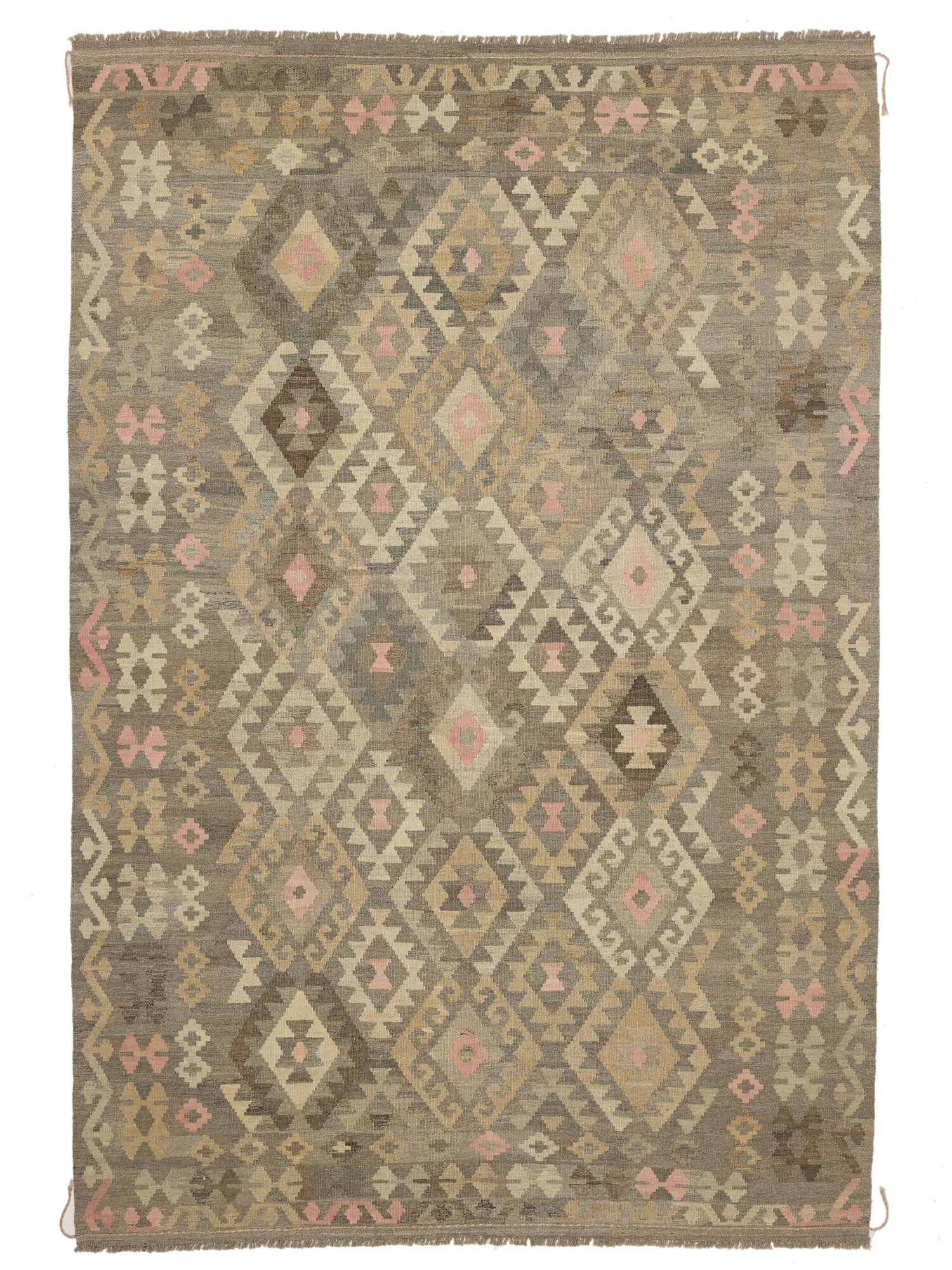Kelim Afghan Old style Matta 204x305