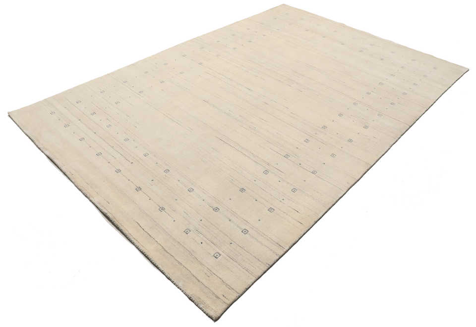 Loribaf Loom Fine Delta Tappeto - Bianco naturale 190x290 - CarpetVista