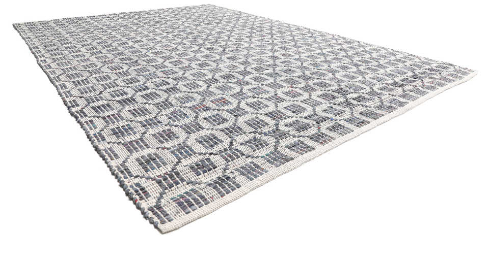 Torun Tappeto - Grigio / Bianco 80x250 - CarpetVista