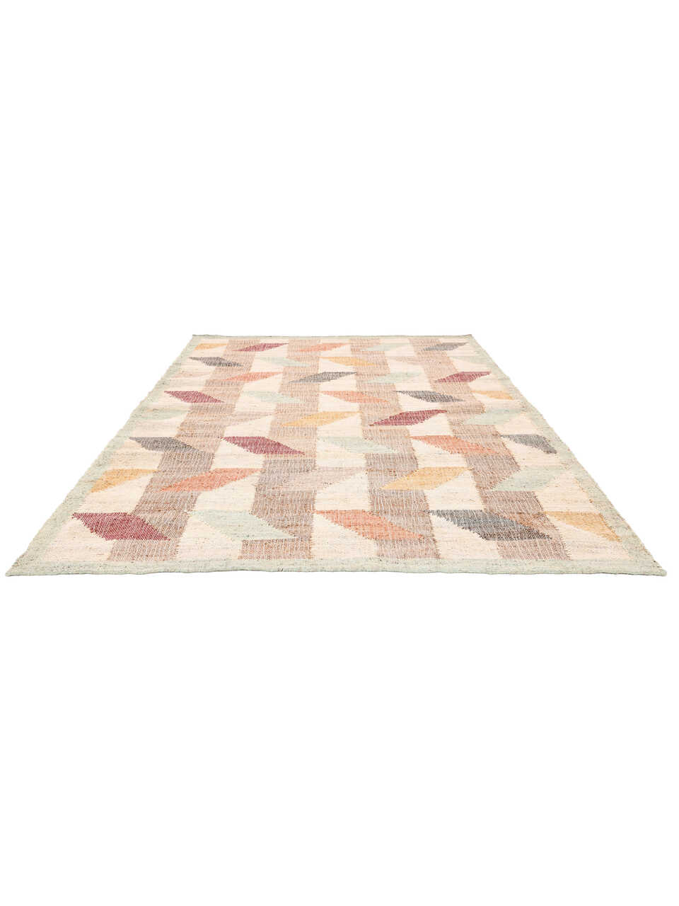 Farrow Jute Tappeto - Beige / Nero 170x240 - CarpetVista